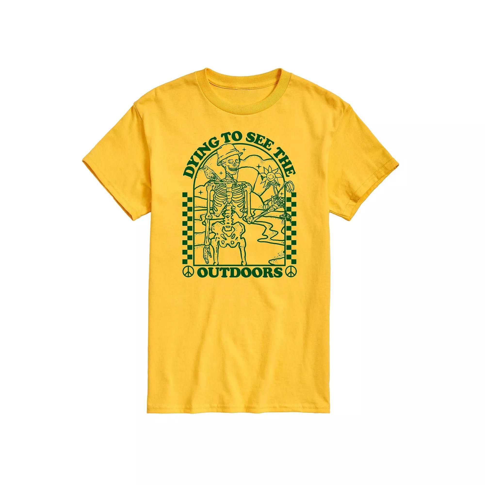 Mens Dying To See Outdoors Tee Product Image