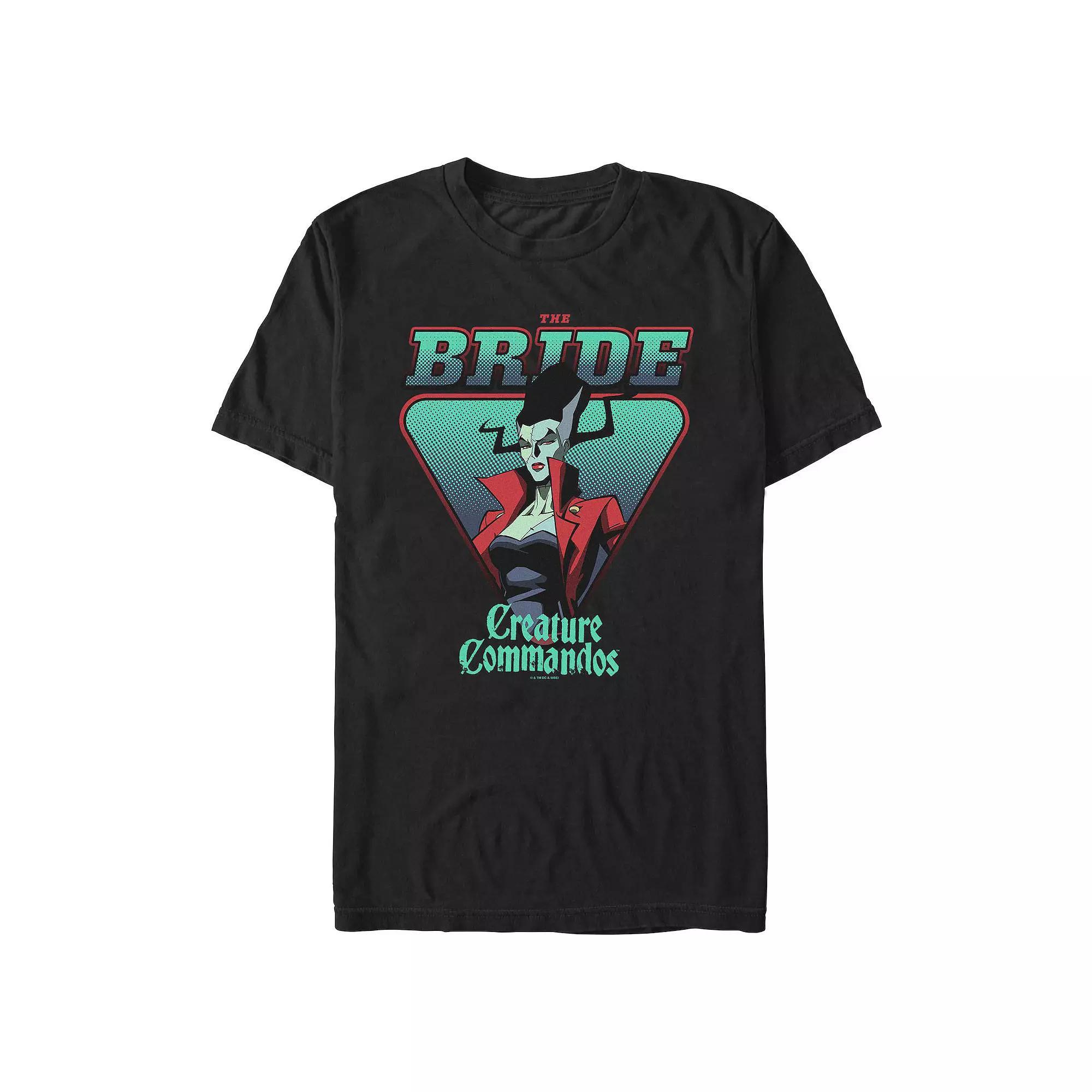 Men's Creature Commandos The Bride Poster Graphic Tee, Size: XXL, Black Product Image