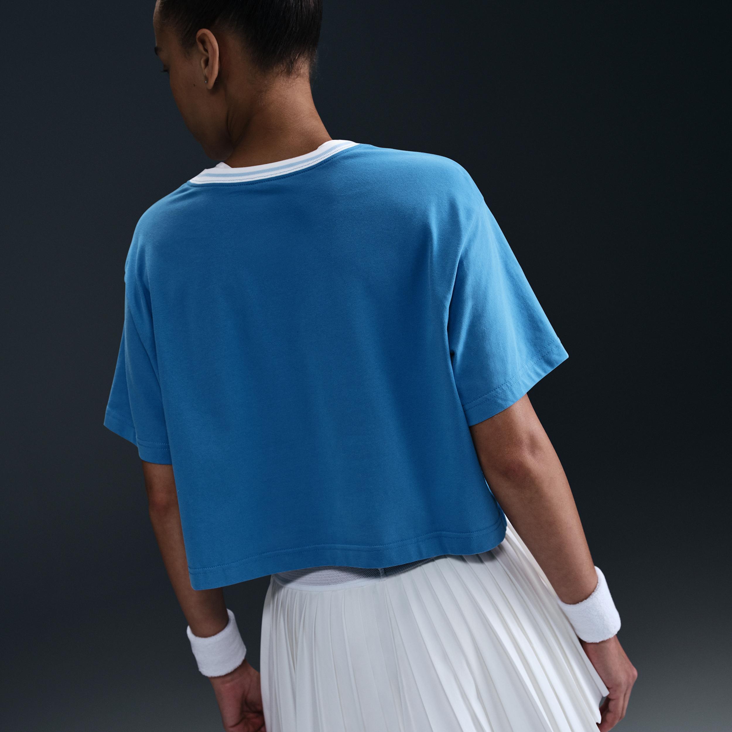 Nike Heritage Women's Dri-FIT Short-Sleeve Cropped T-Shirt Product Image