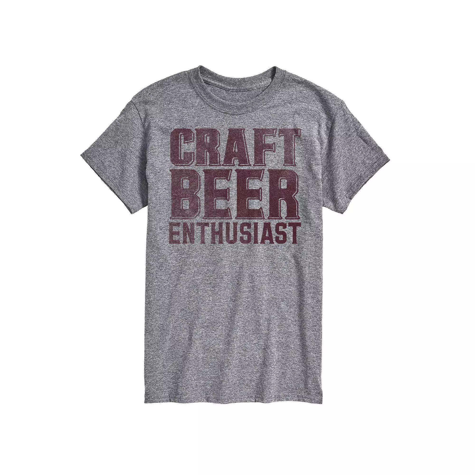 Mens Craft beer Enthusiast Tee Product Image