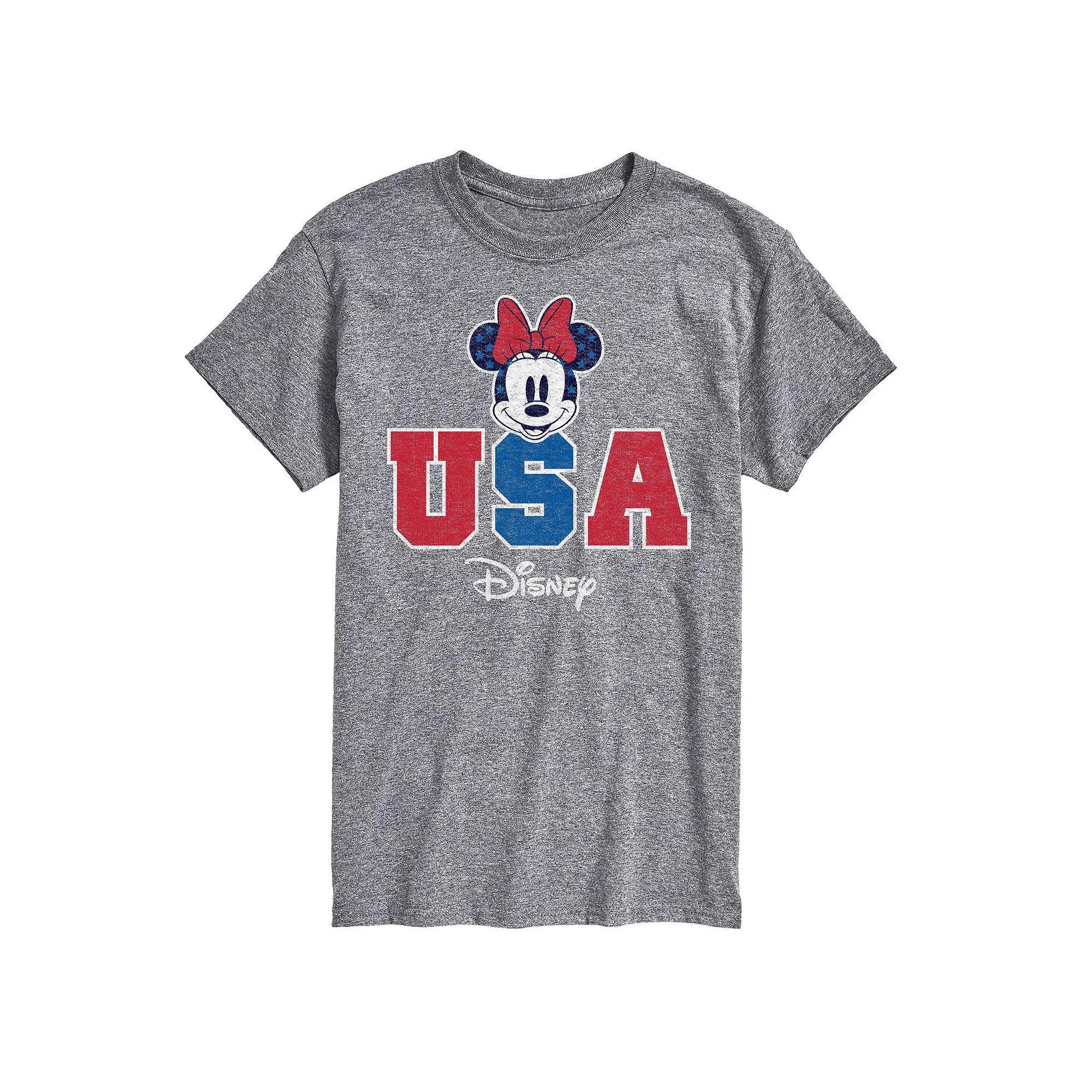 Disneys Mickey Mouse Big & Tall USA Graphic Tee, Mens Product Image