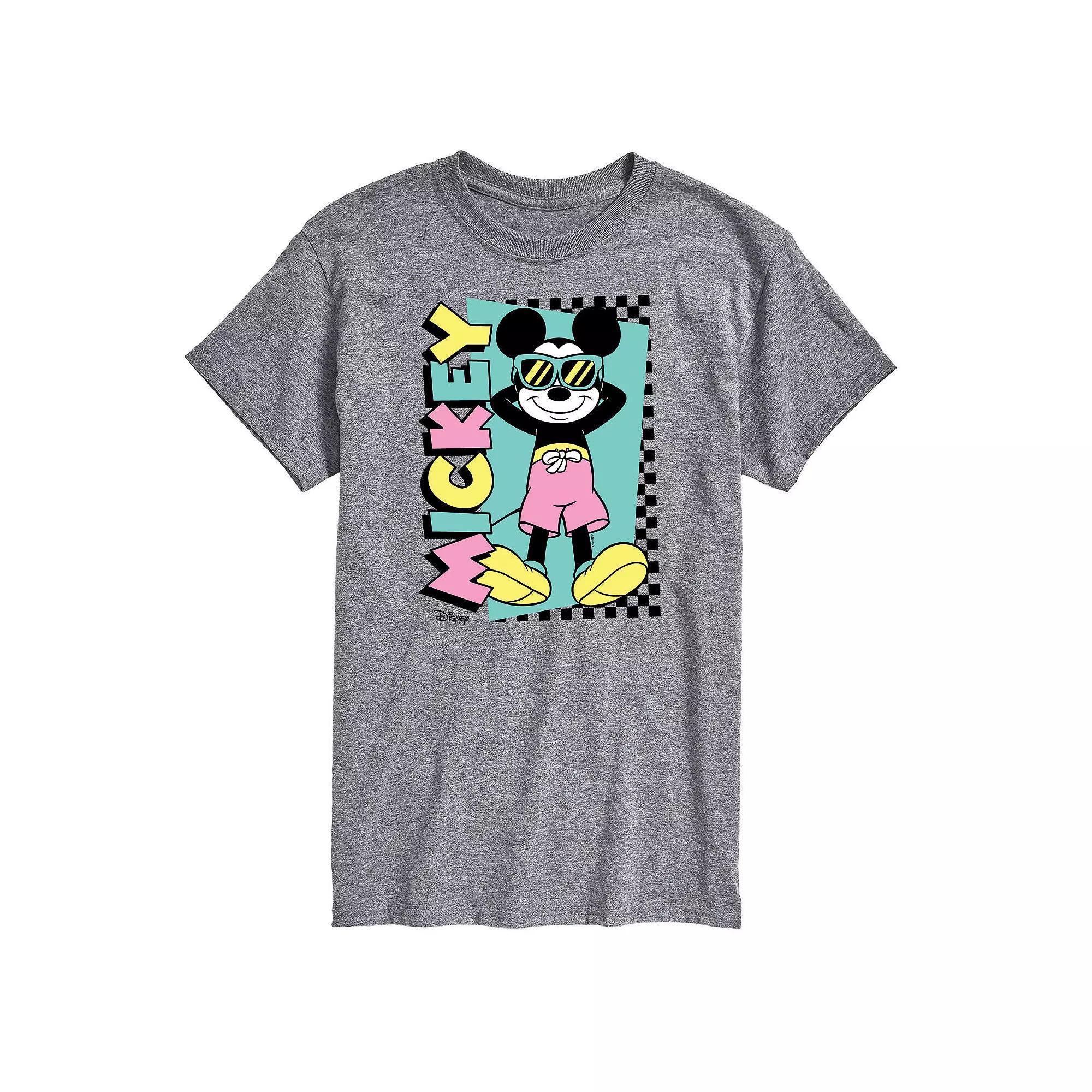 Disney's Mickey Mouse Big & Tall Sunbathe Graphic Tee, Men's, Size: XXL Tall, Gray Product Image