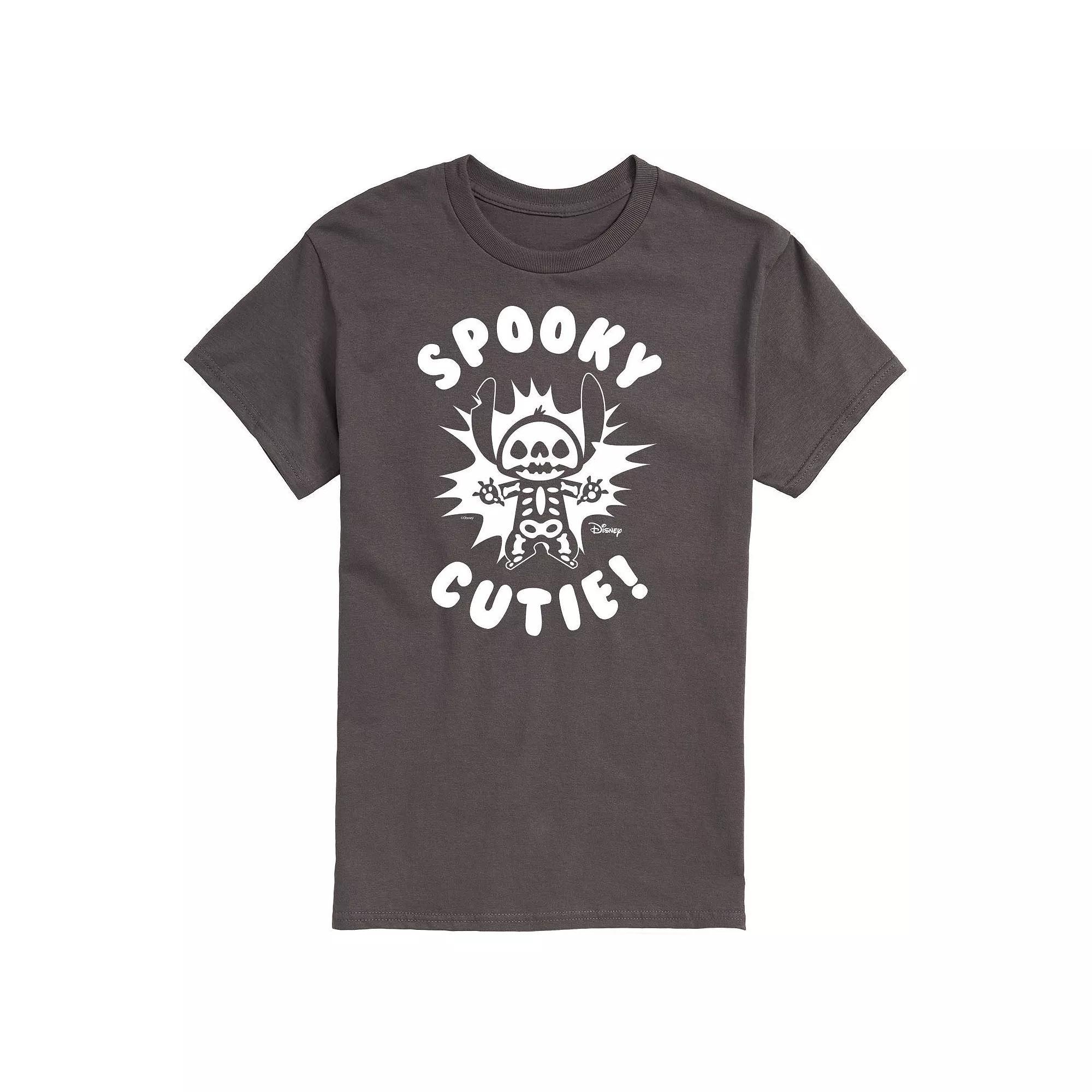 Disney's Lilo & Stitch Big & Tall Spooky Cutie Graphic Tee, Men's, Size: 3XB, Black Product Image