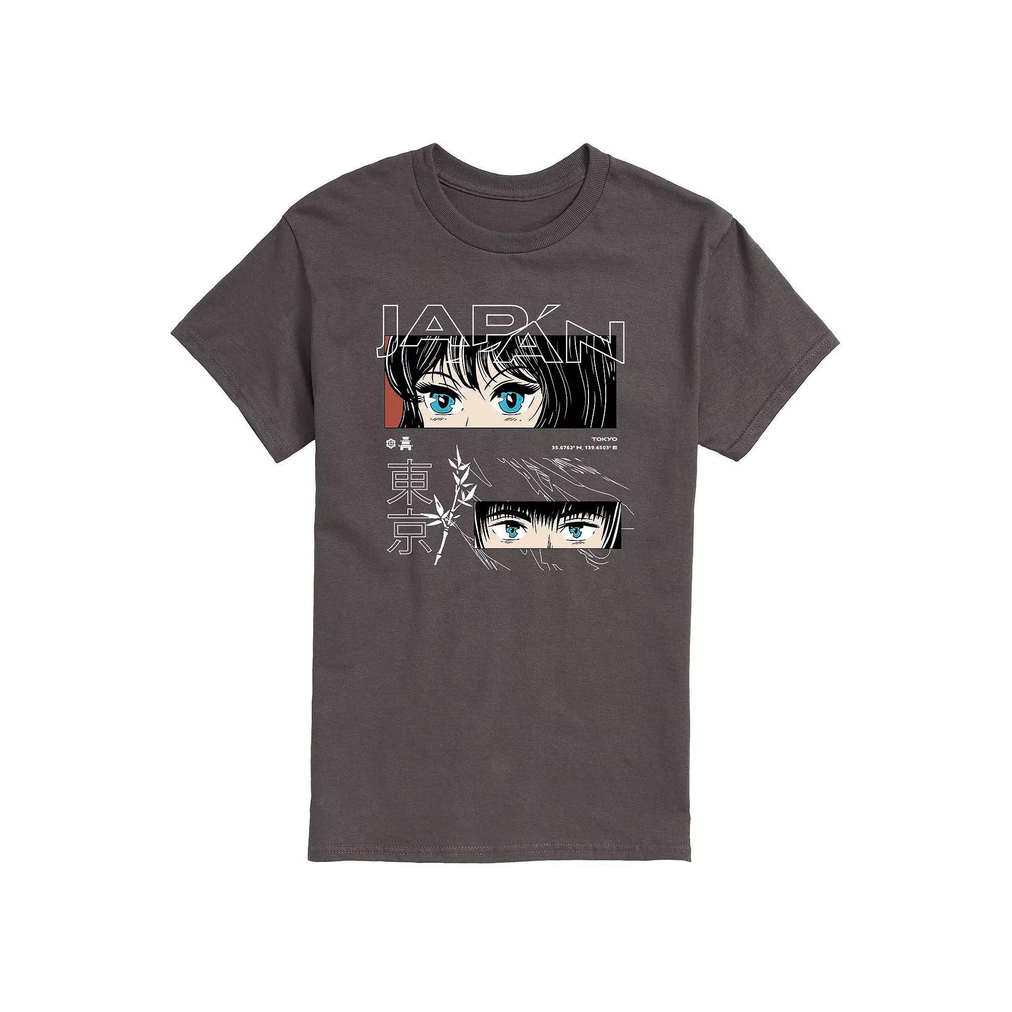Mens Anime Mortal Love Tee Grey Product Image