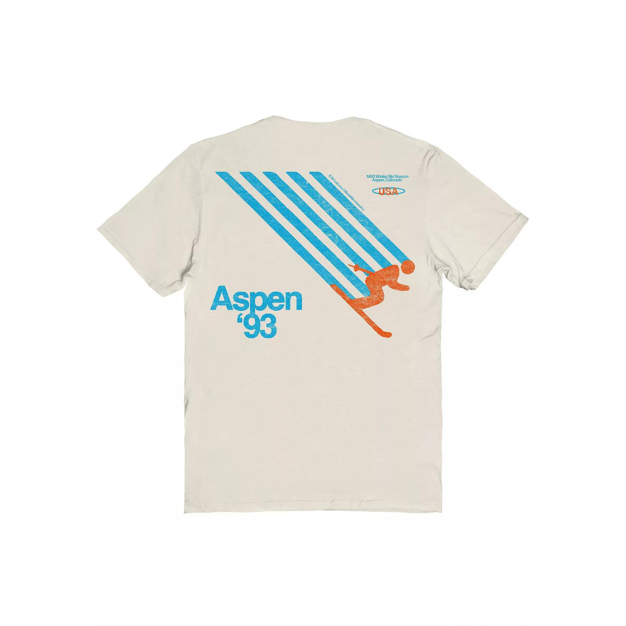 Men's Aspen Heather Graphic Tee, Size: Medium, Natural Product Image
