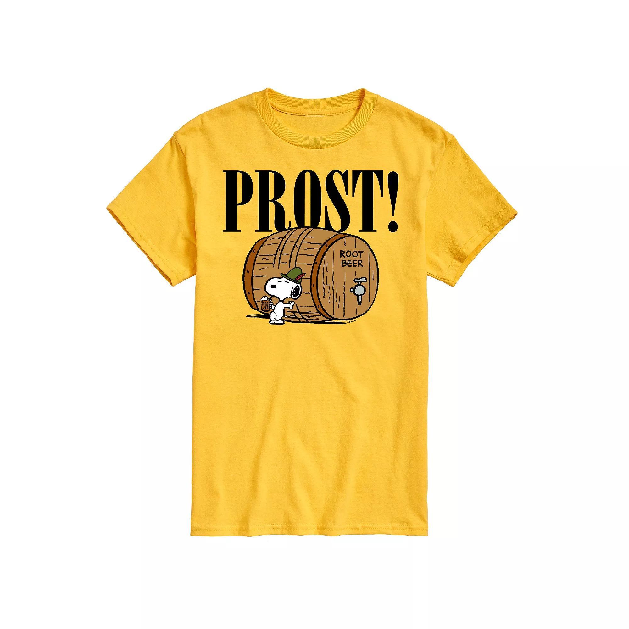 Mens Peanuts Prost! Snoopy Root Beer Graphic Tee Product Image