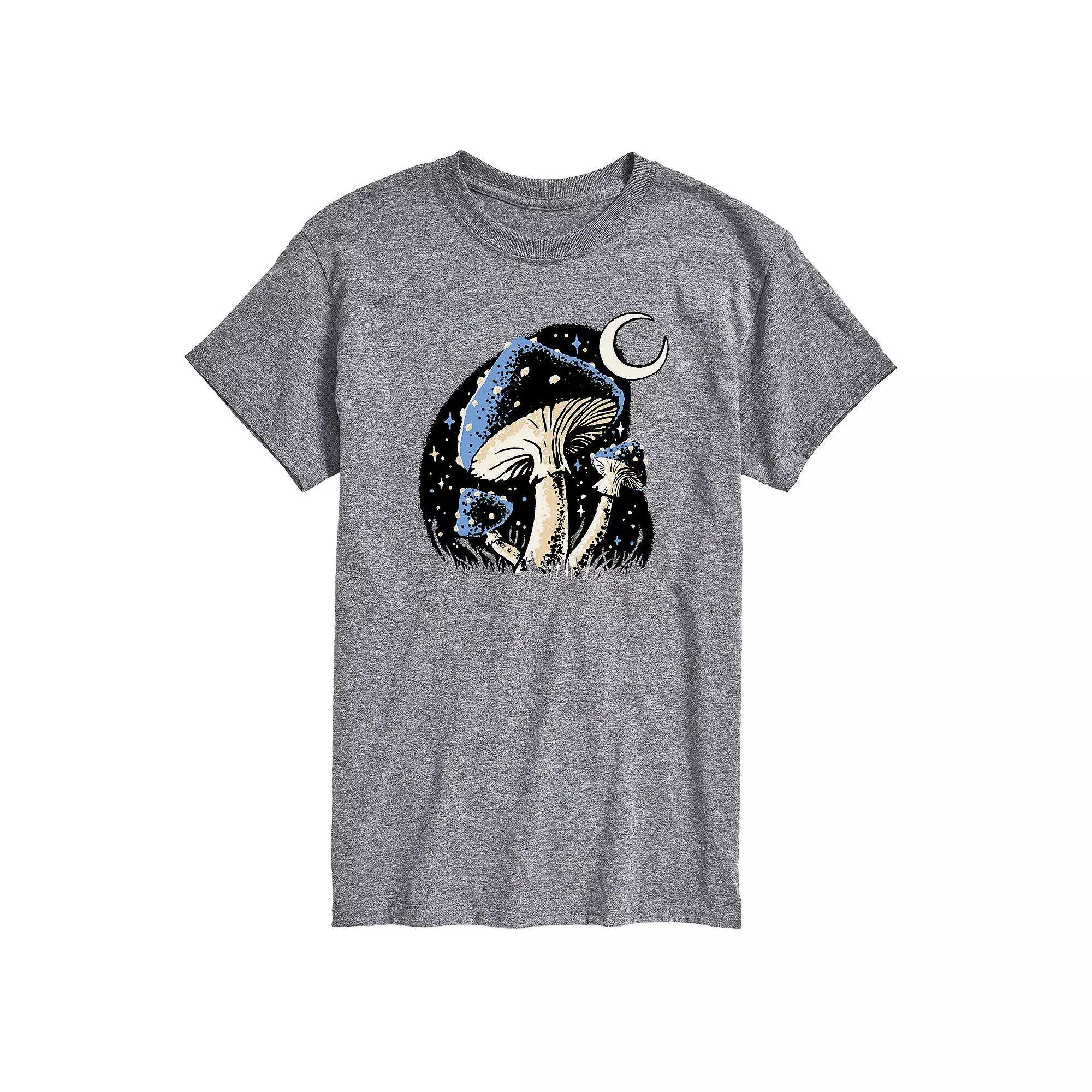 Men's Starry Mushroom Tee, Size: Large, Gray Product Image