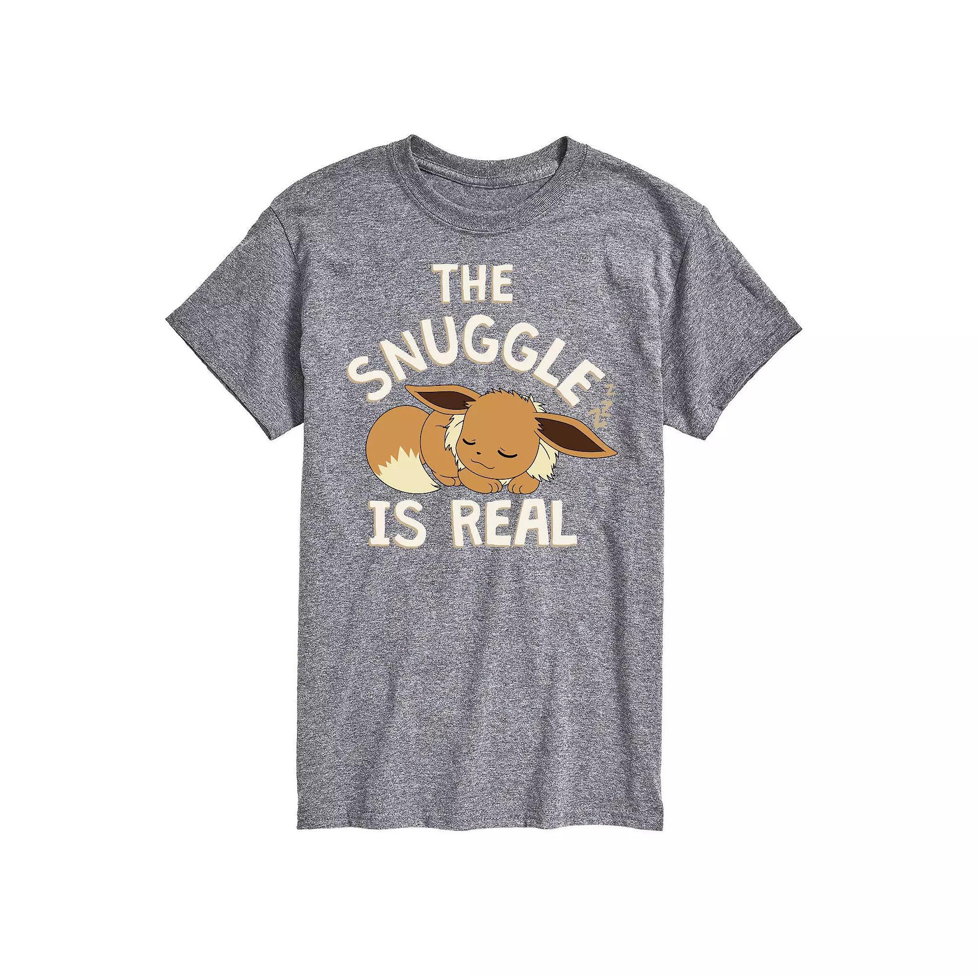Big & Tall Pokmon The Snuggle Eevee Graphic Tee, Mens Product Image