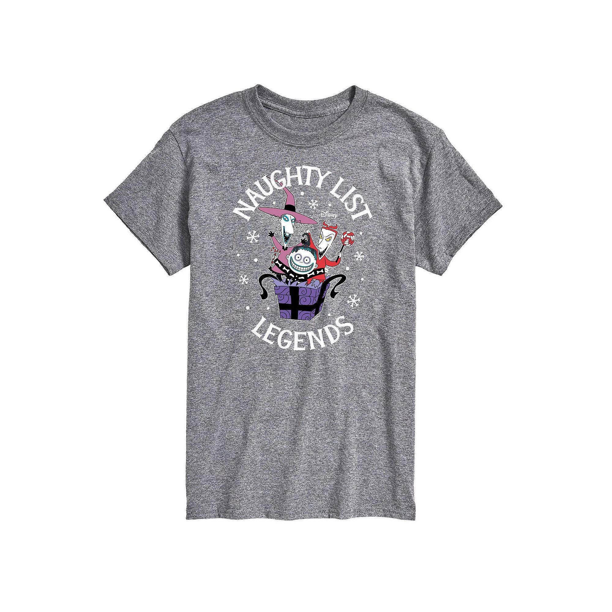 Disneys The Nightmare Before Christmas Mens Naughty List Legends Graphic Tee Product Image