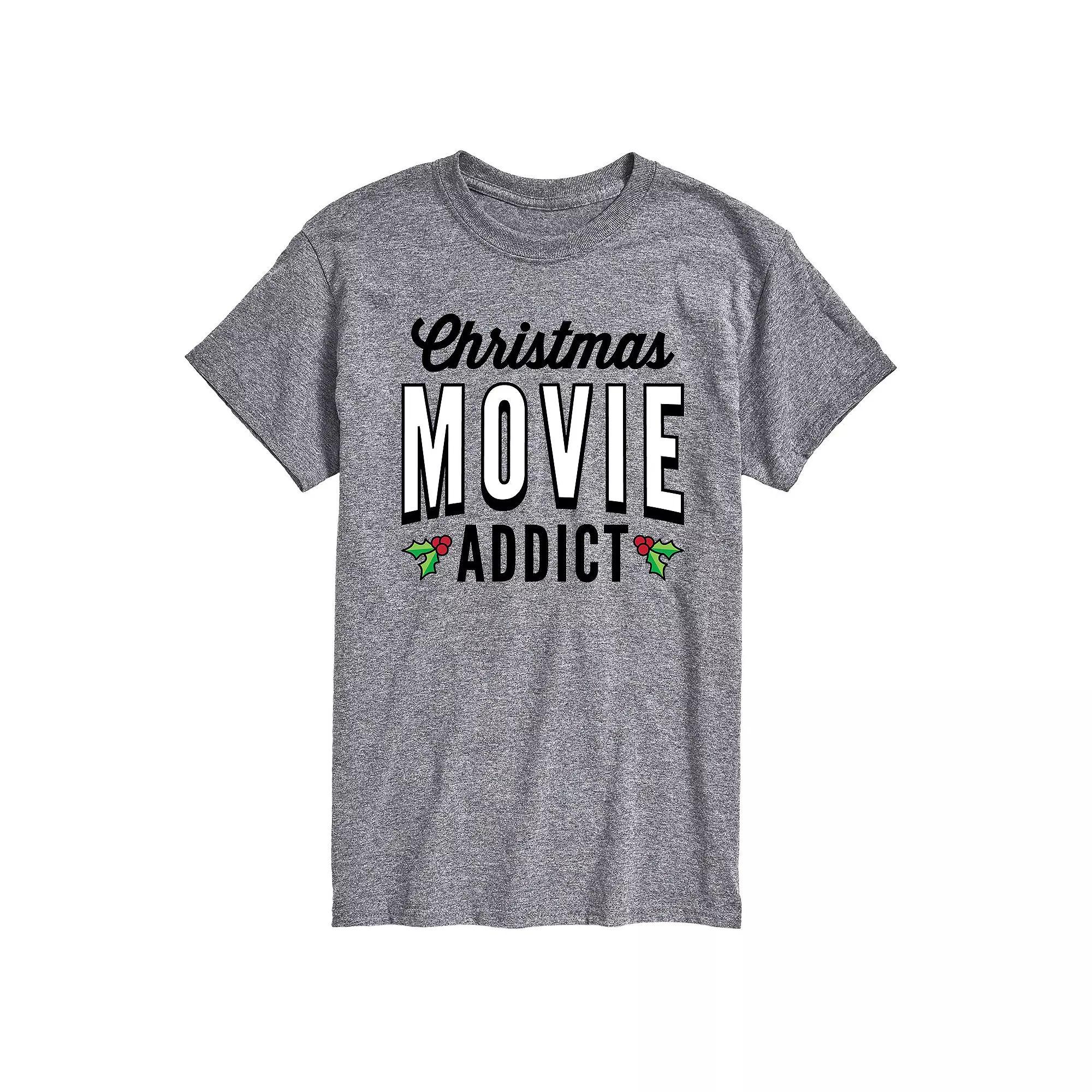 Big & Tall Christmas Movie Addict Tee, Mens Product Image