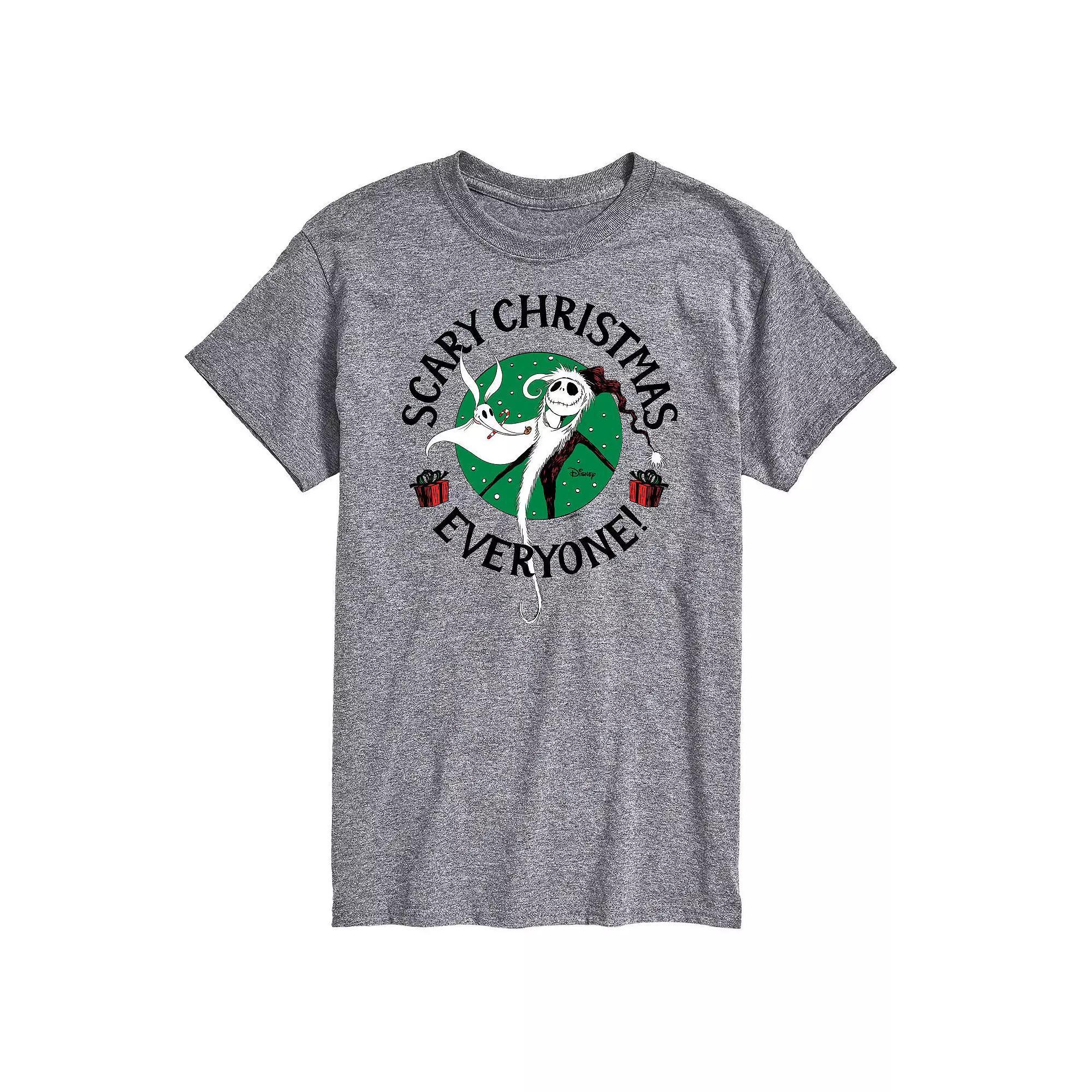 Disneys The Nightmare Before Christmas Mens Scary Christmas Mens Everyone Graphic Tee Product Image