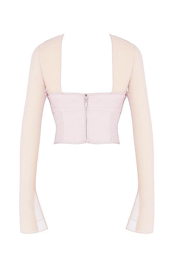 Mina  crystal structured corset Product Image