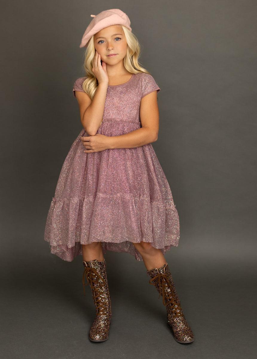 Andra Dress in Raisin Girls Product Image