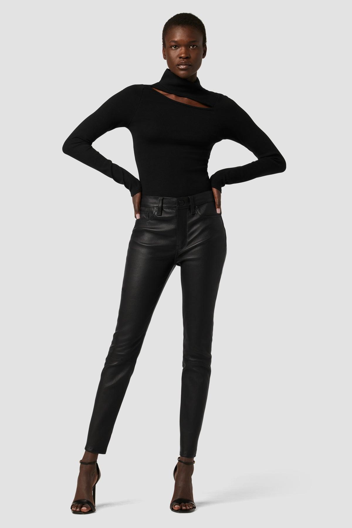 Barbara High-Rise Super Skinny Ankle Leather Pant Female Product Image