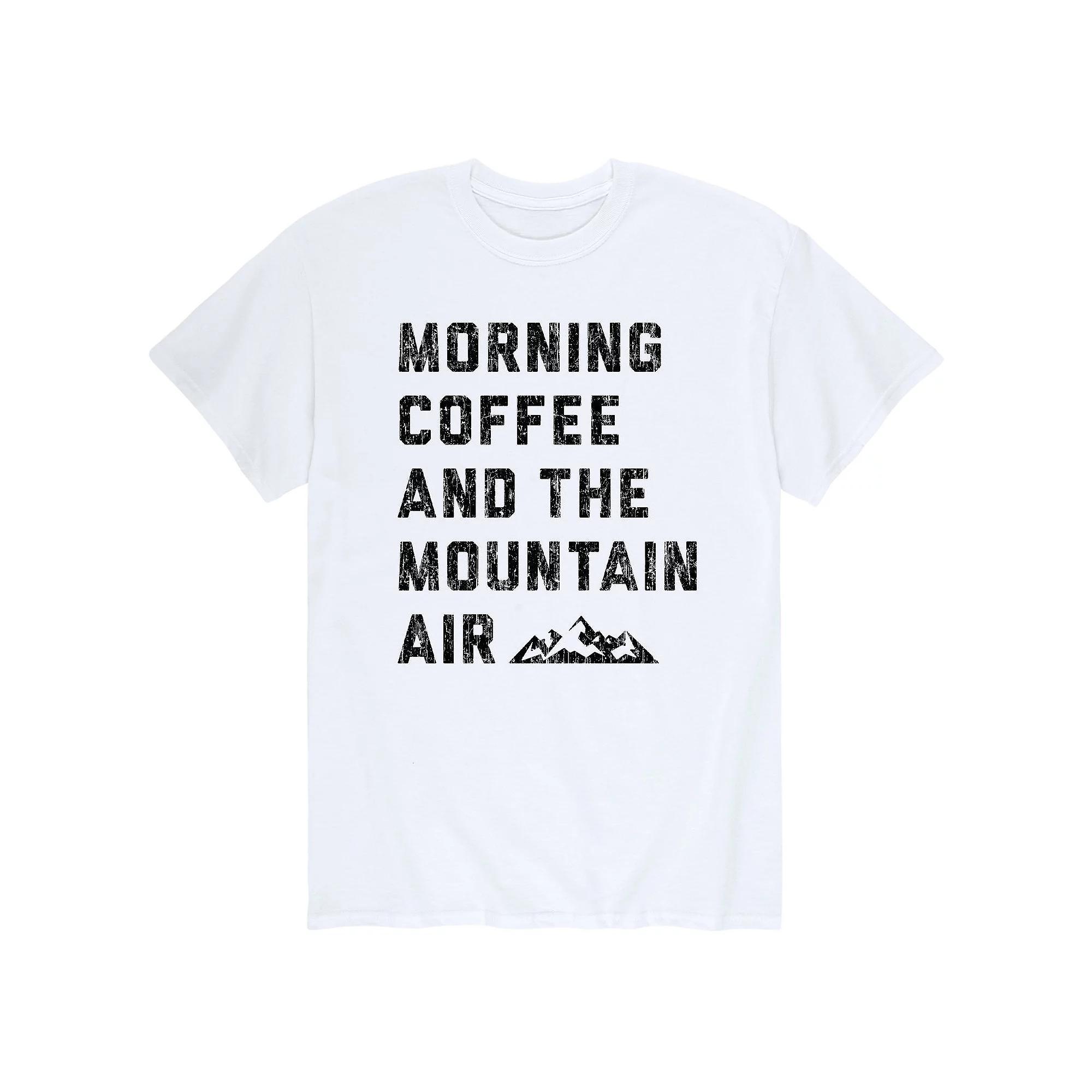 Mens Coffee And Mountain Air Tee Product Image