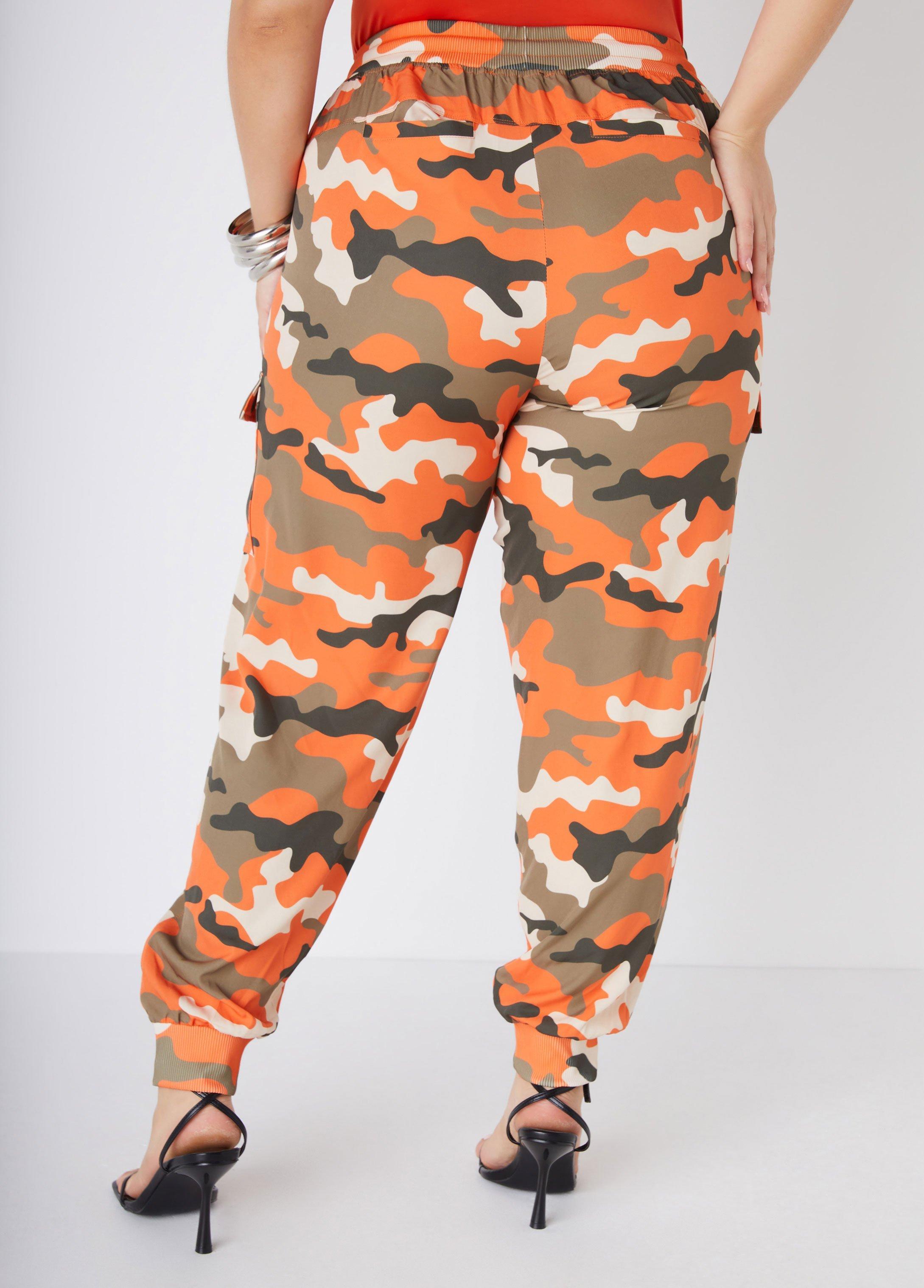 Mid Rise Camo Cargo Joggers Product Image