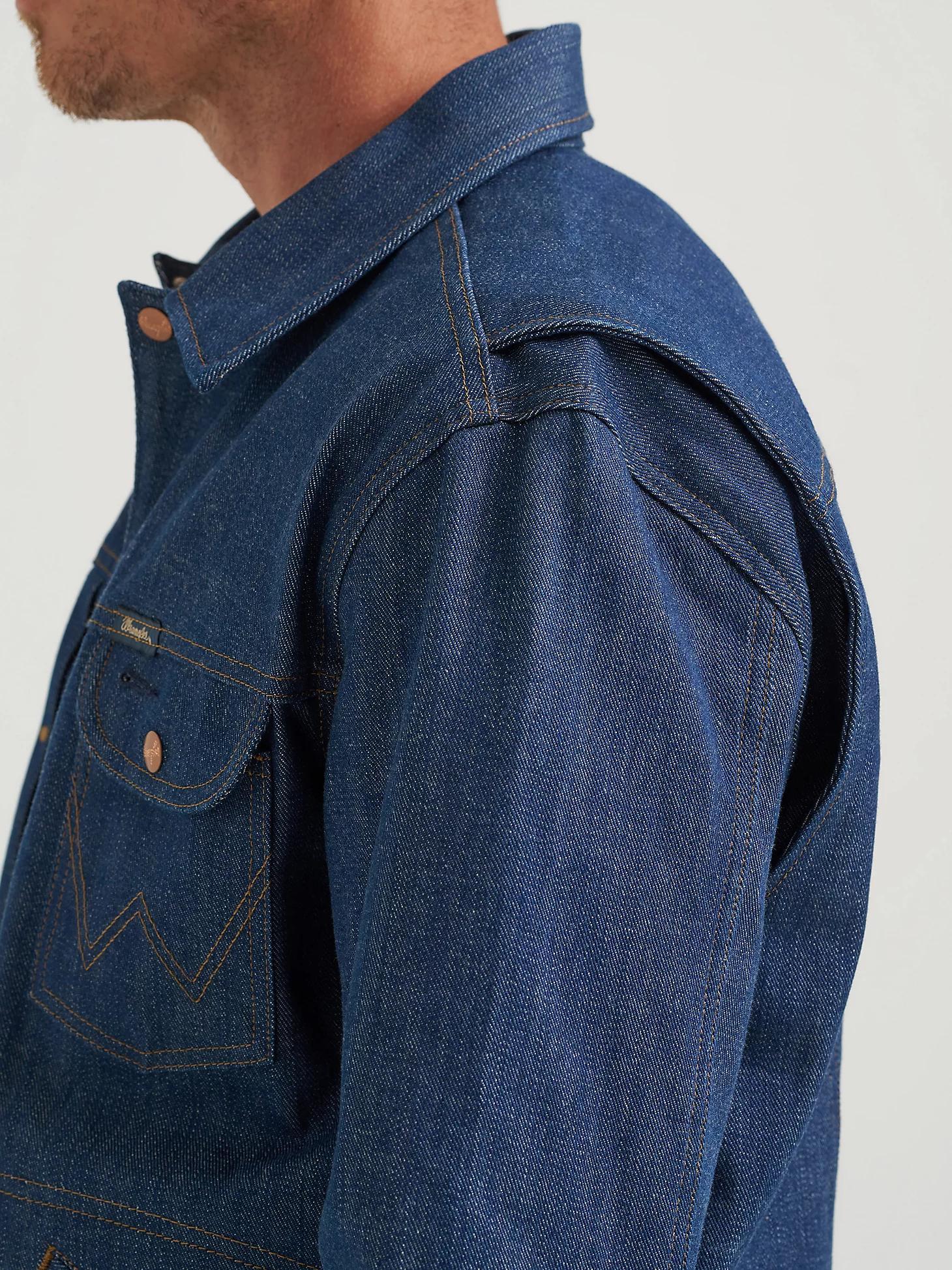 Men's Raw Japanese Selvedge Denim Jacket | Men's JACKETS & OUTERWEAR | Wrangler® Product Image