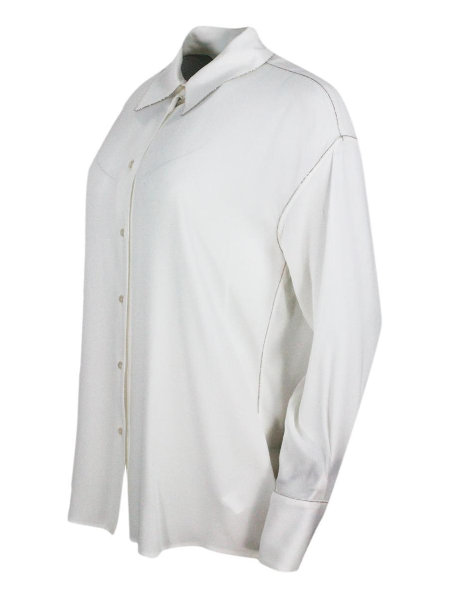 FABIANA FILIPPI Shirt In White Product Image