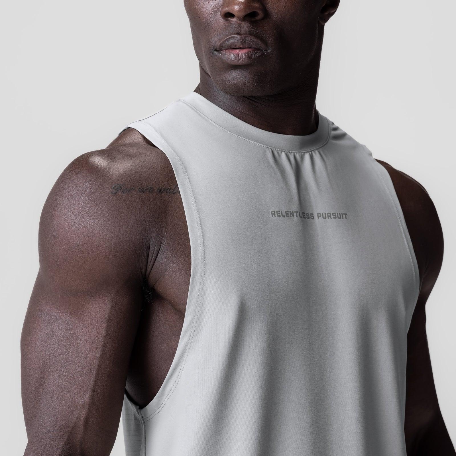 0837. 3D-Lite® 2.0 Lycra® Muscle Tank - Slate Grey "RP" Product Image