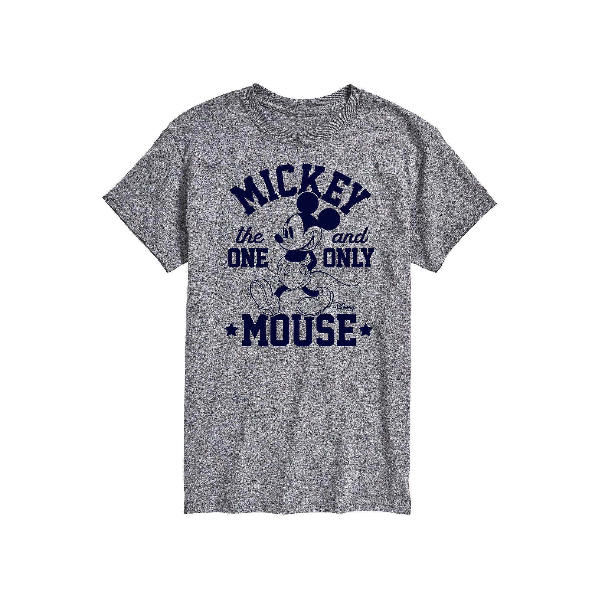 Disney's Mickey Mouse Men's One and Only Graphic Tee, Size: Medium, Red Product Image