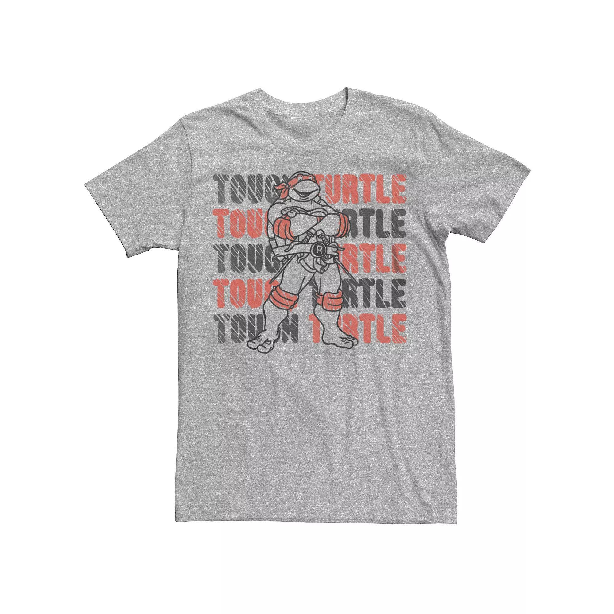 Men's Teenage Mutant Ninja Turtles Tough Turtle Graphic Tee, Size: Medium, Athletic Grey Product Image