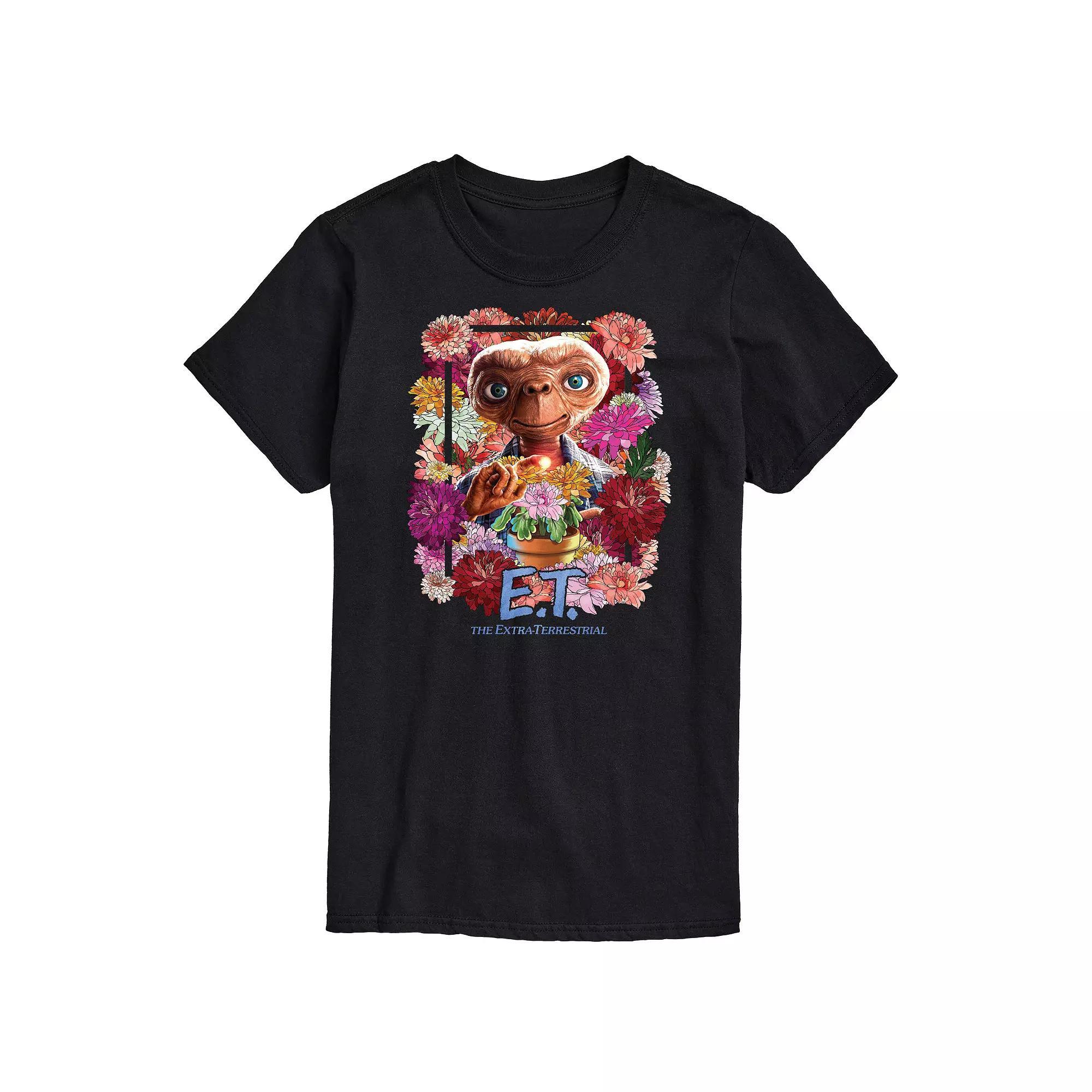 Big & Tall ET Flowers Tee, Mens Product Image