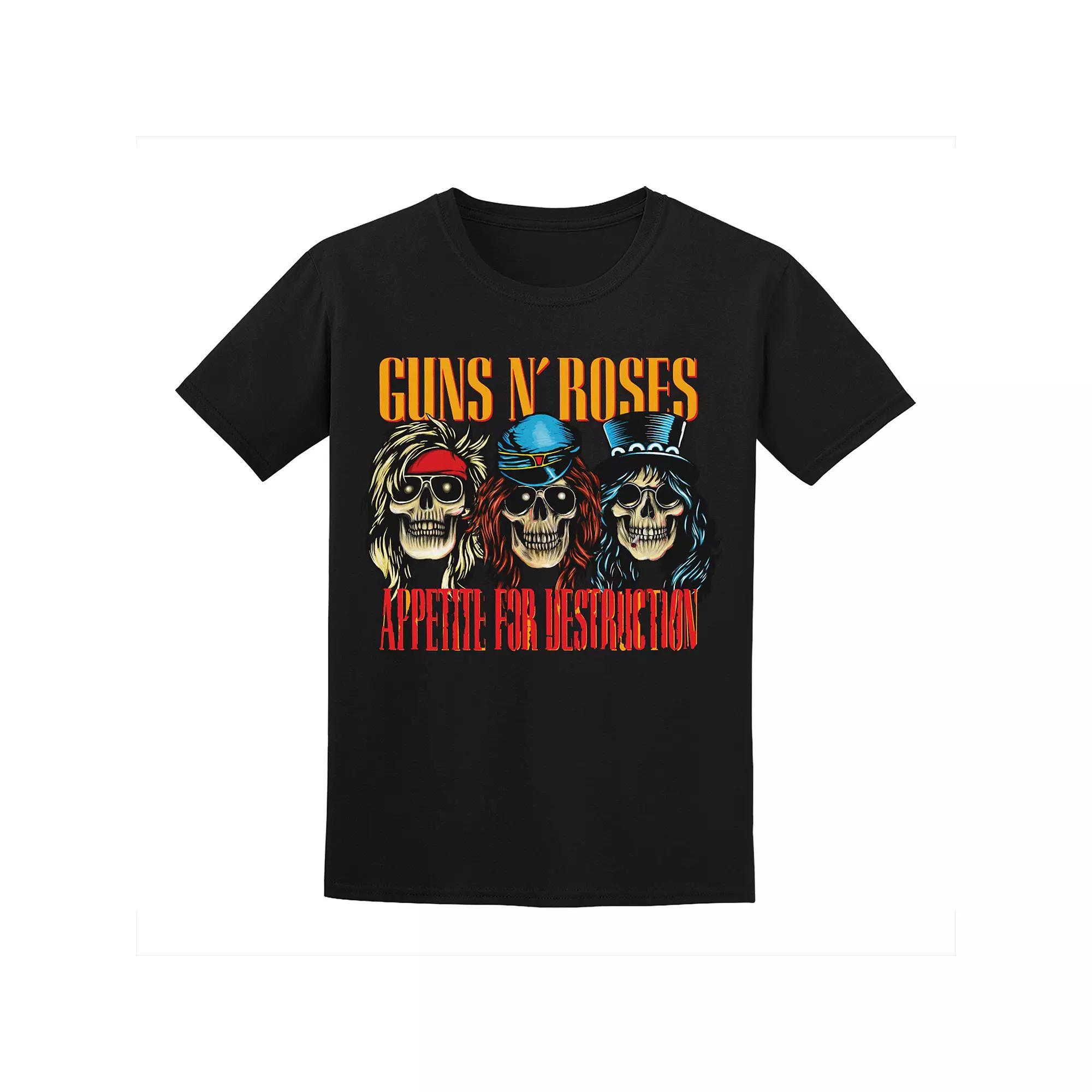 Men's Guns N' Roses Tee, Size: XXL, Black Product Image