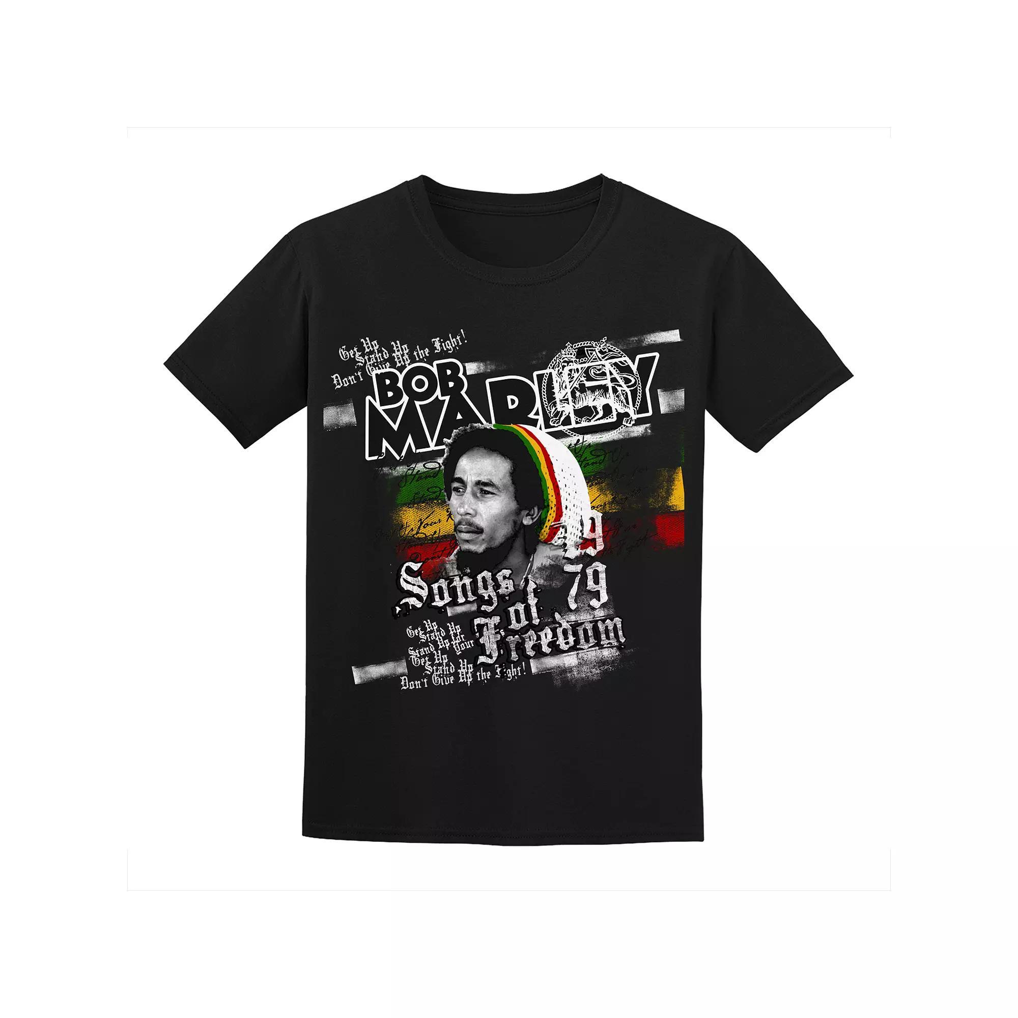 Men's Bob Marley Tee, Size: Medium, Black Product Image