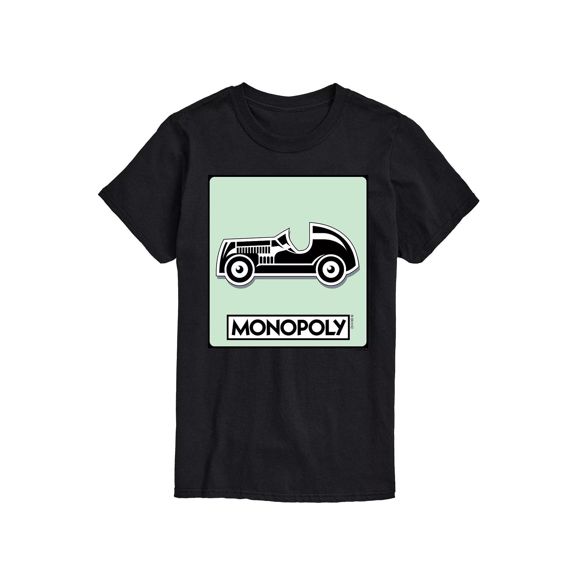 Big & Tall Monopoly Car Game Token Graphic Tee, Mens Product Image