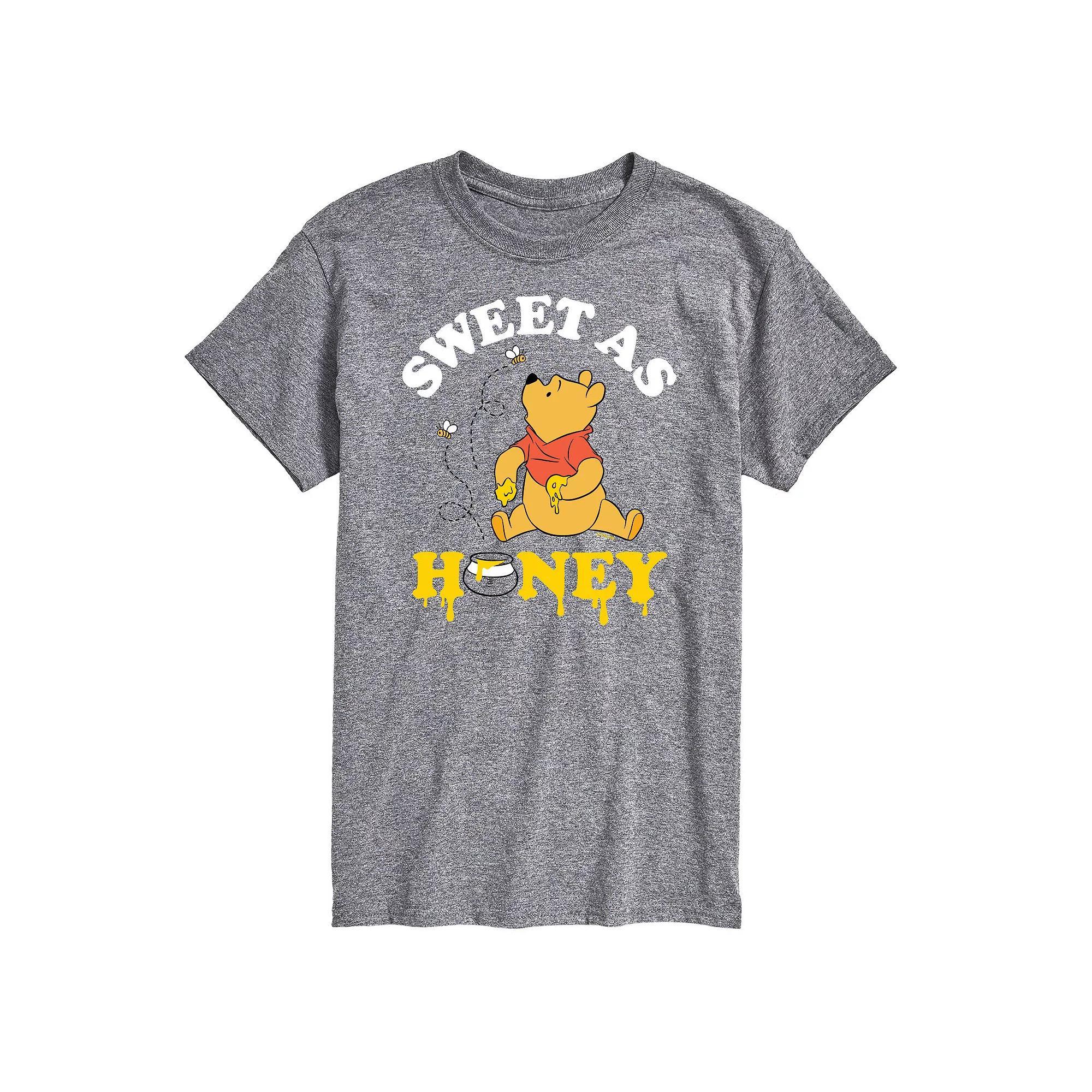 Disneys Winnie the Pooh Big & Tall Sweet As Honey Graphic Tee, Mens Product Image