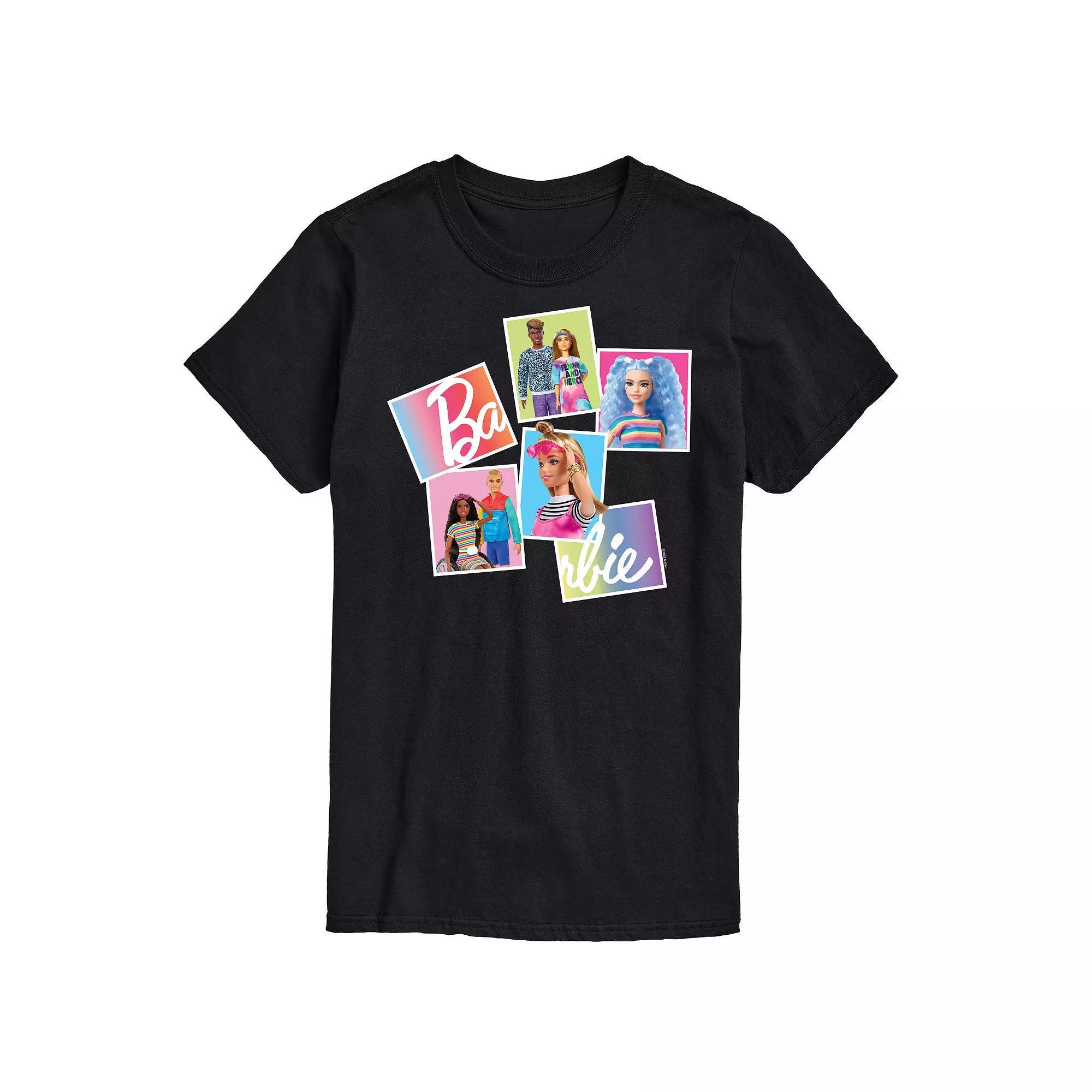 Big & Tall Barbie Photoreal Collage Graphic Tee, Mens Product Image
