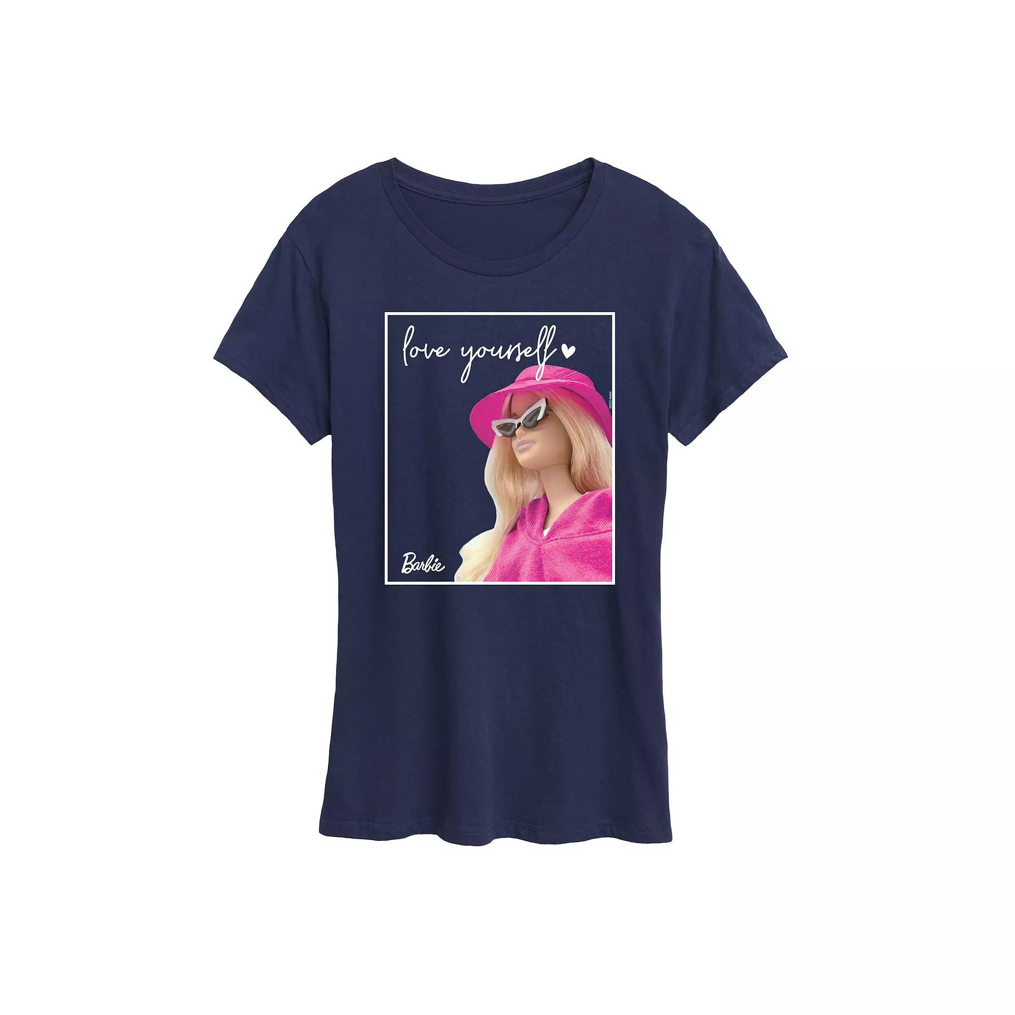 Womens Barbie Love Yourself Graphic Tee Blue Product Image