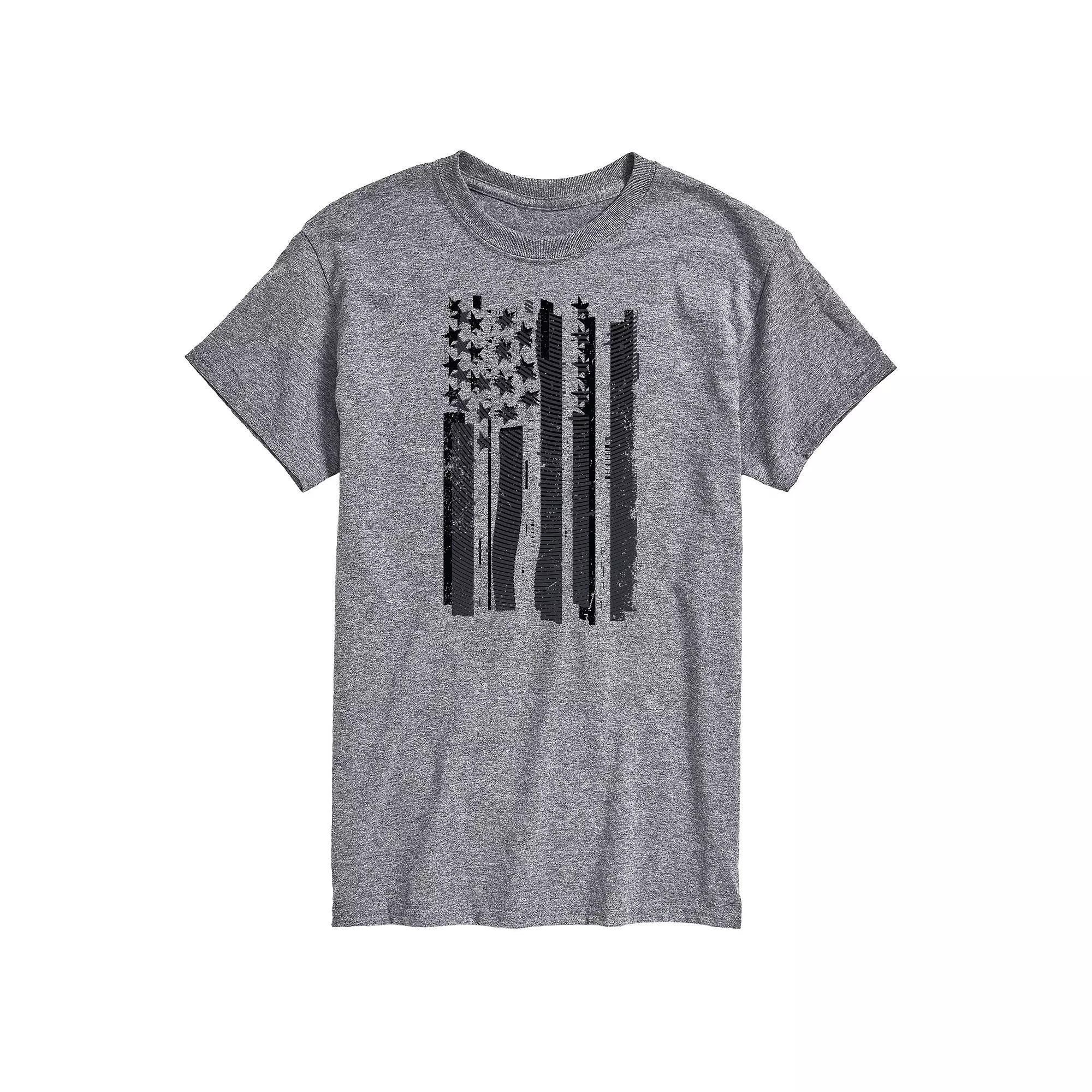 Mens Ford F3 Pickup Full Of Hearts Graphic Tee Grey Gray Product Image
