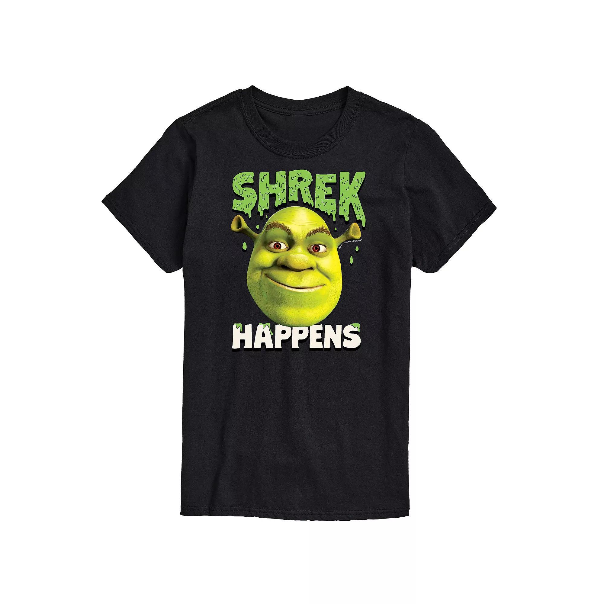 Big & Tall Shrek Happens Tee, Mens Product Image