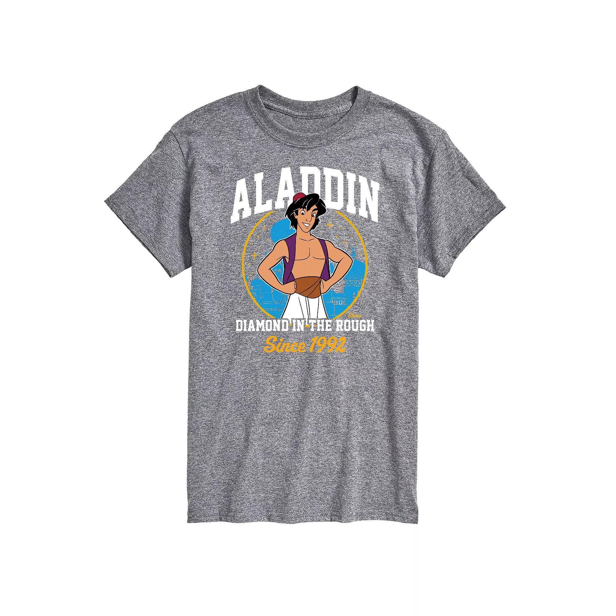 Disney Princess Big & Tall Aladdin Collegiate Graphic Tee, Mens Product Image