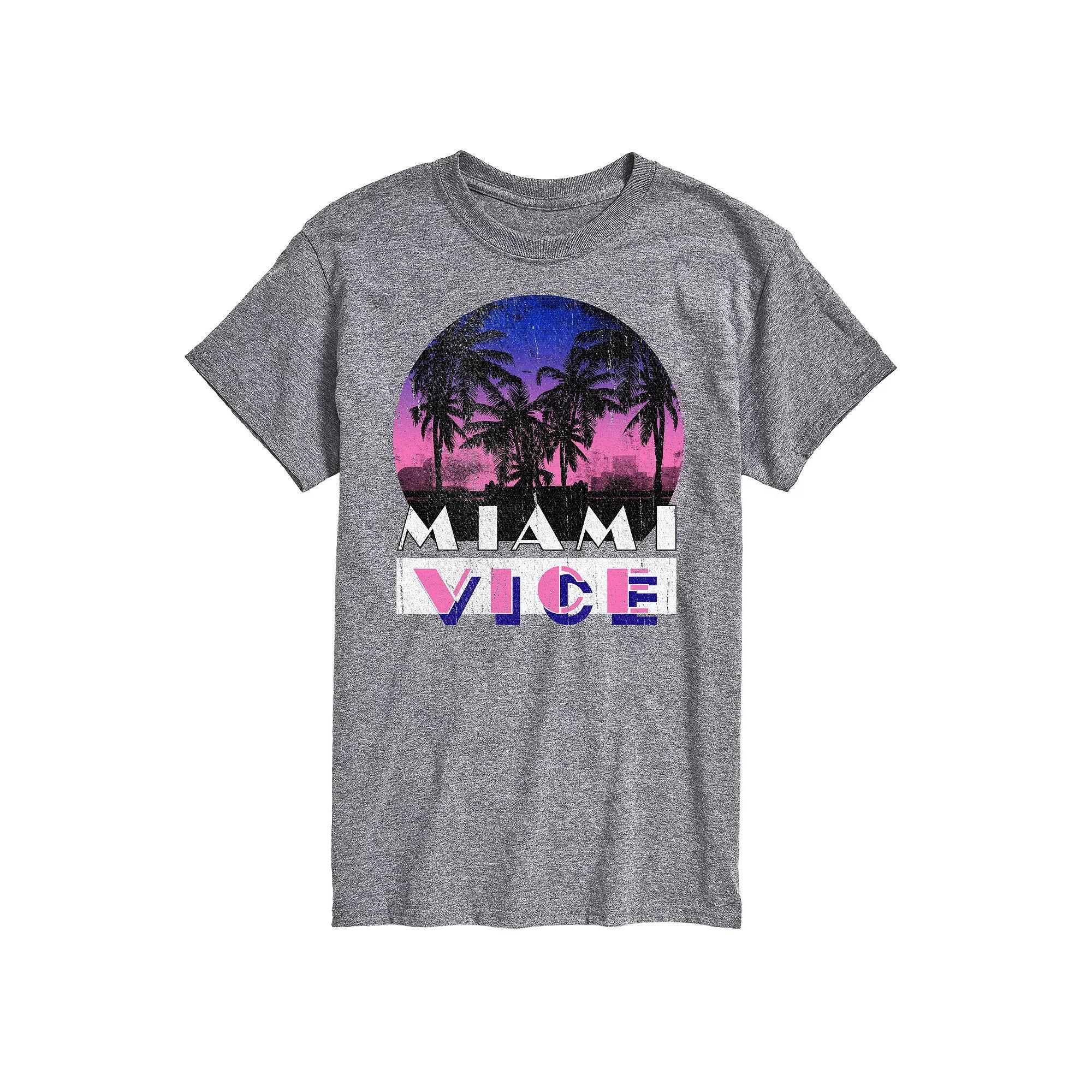 Big & Tall Miami Vice Vice Life Graphic Tee, Mens Product Image