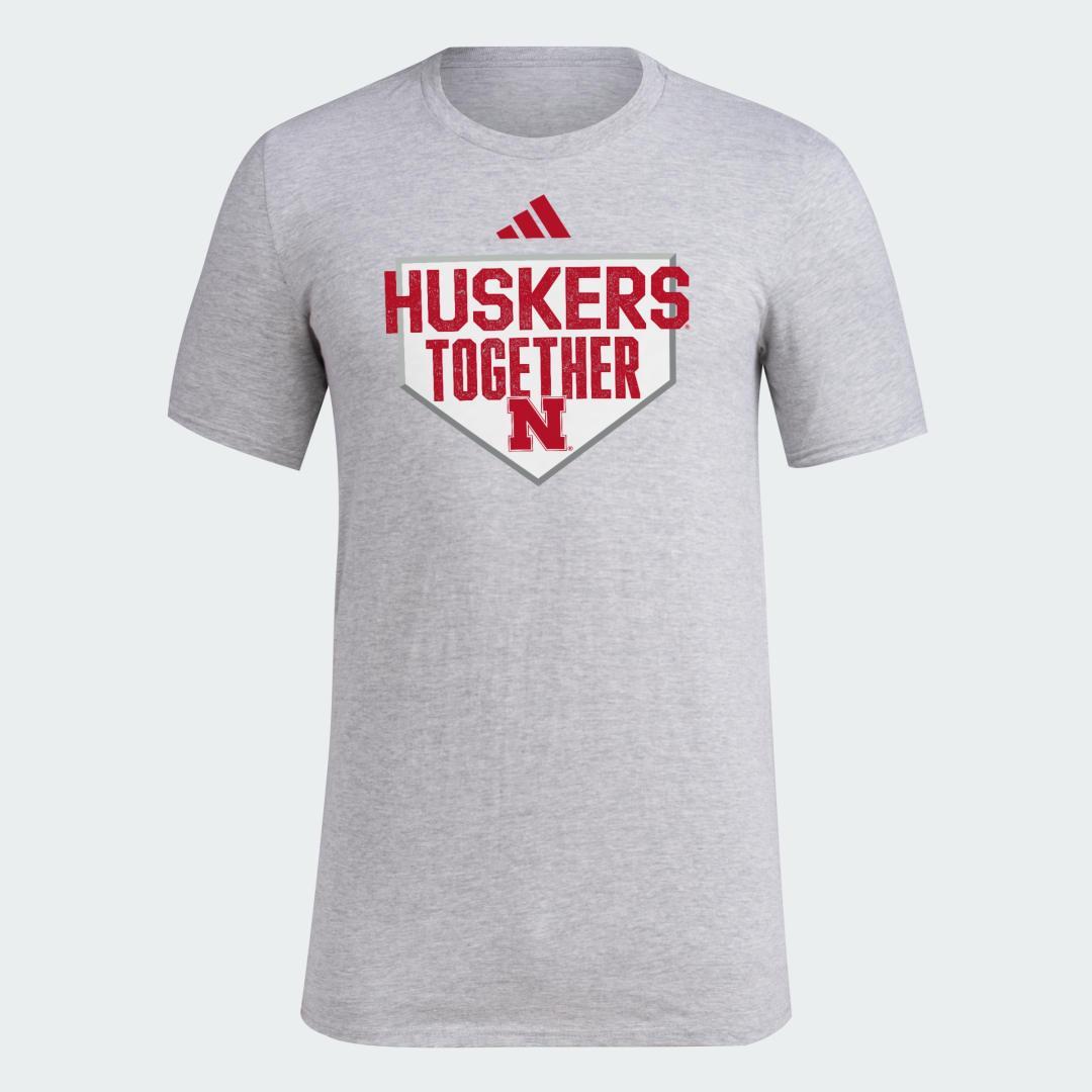 adidas Georgia Tech Yellow Jackets Dugout Postseason Tee Medium Grey Heather L Mens Product Image