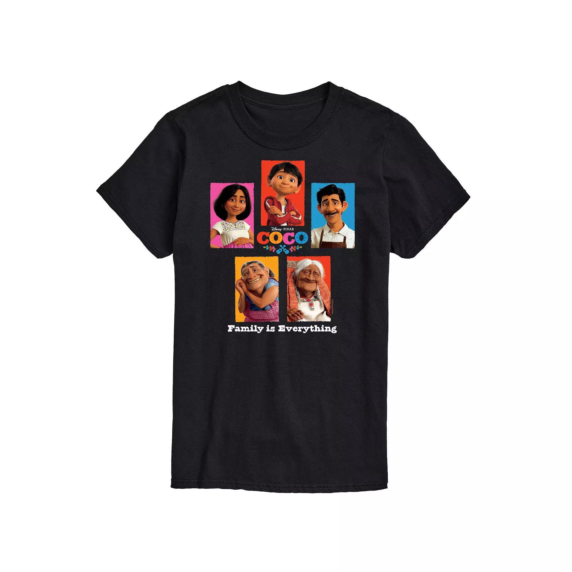 Disneys Coco Big & Tall Family Is Everything Graphic Tee, Mens Product Image