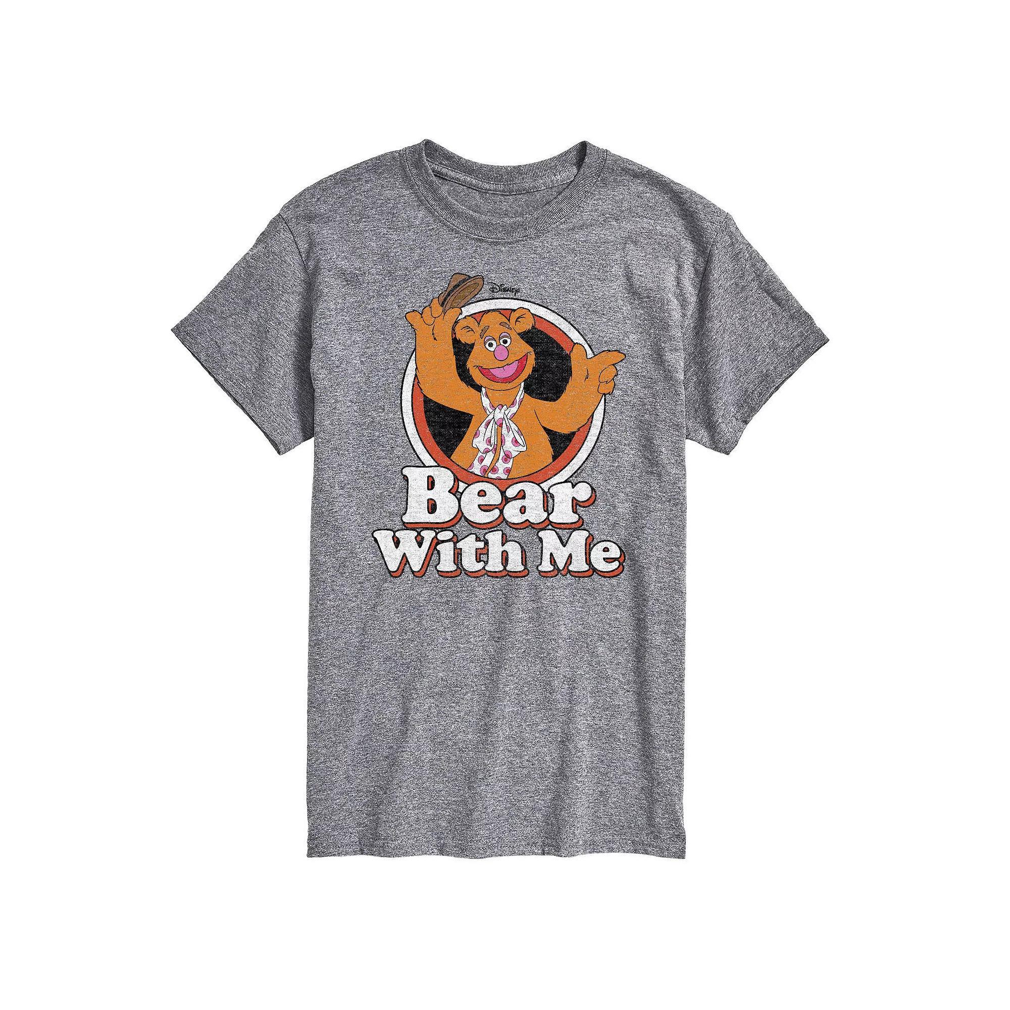 Disney's Men's The Muppets Bear With Me Tee, Size: Large Tall, Gray Product Image