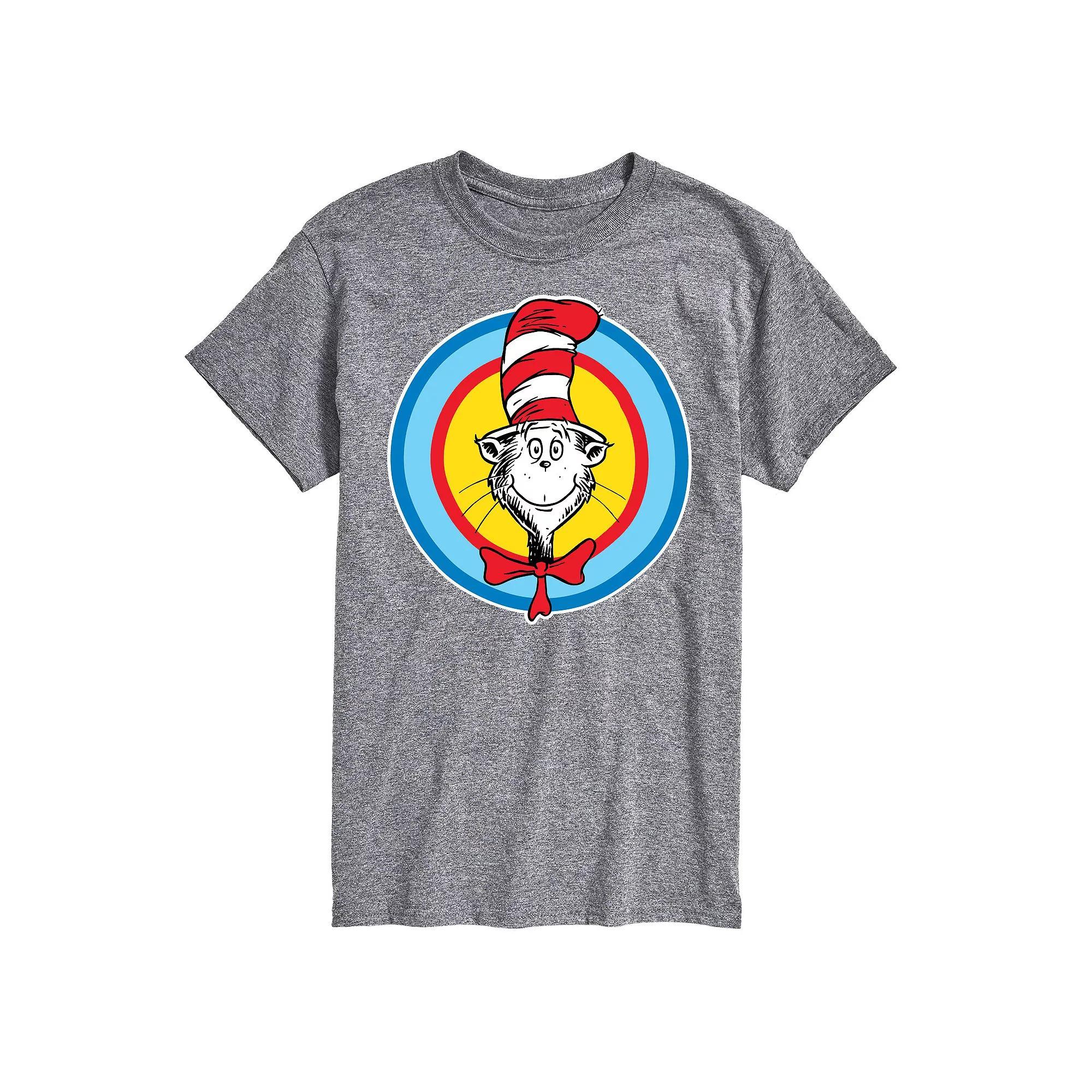 Big & Tall Dr Seuss Cat In Hat Smile Tee, Mens Product Image