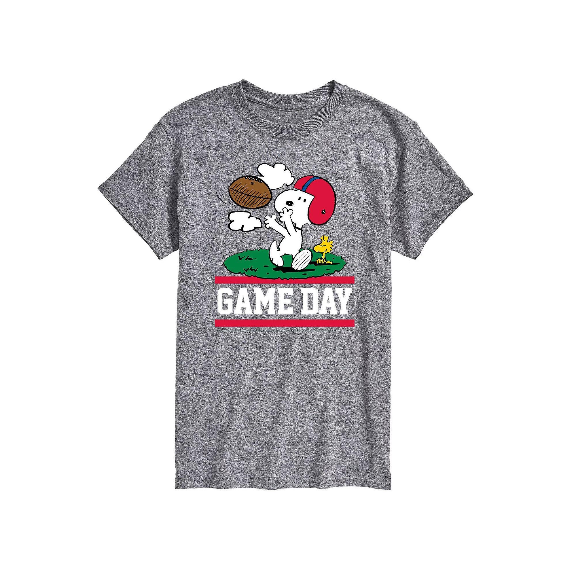 Big & Tall Peanuts Game Day Tee, Mens Product Image