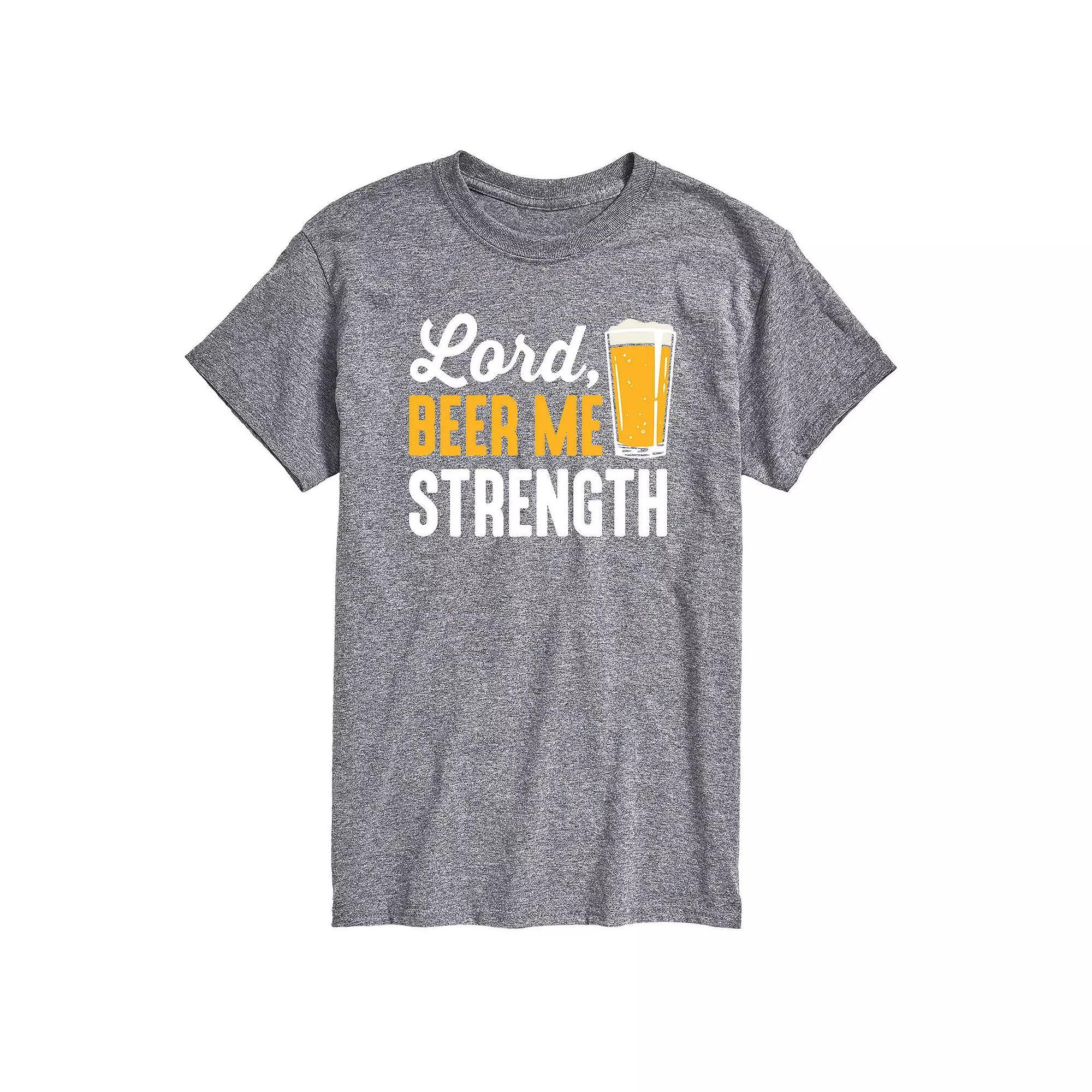 Big & Tall Lord Beer Me Strength Graphic Tee, Mens Product Image