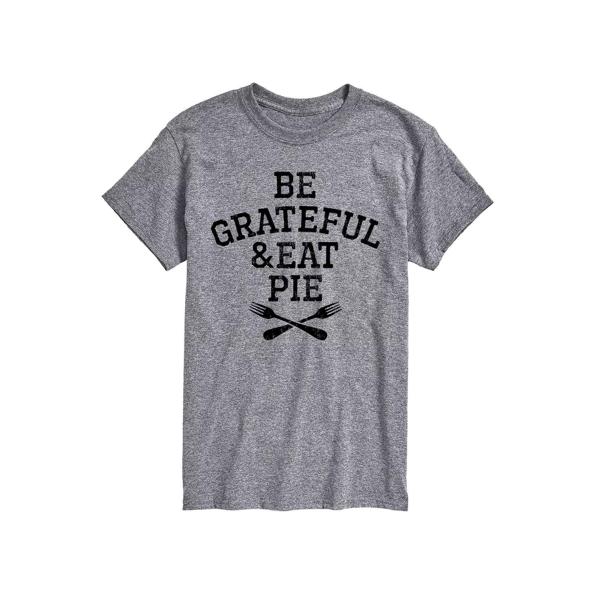 Big & Tall Be Grateful Eat Pie Tee, Mens Product Image