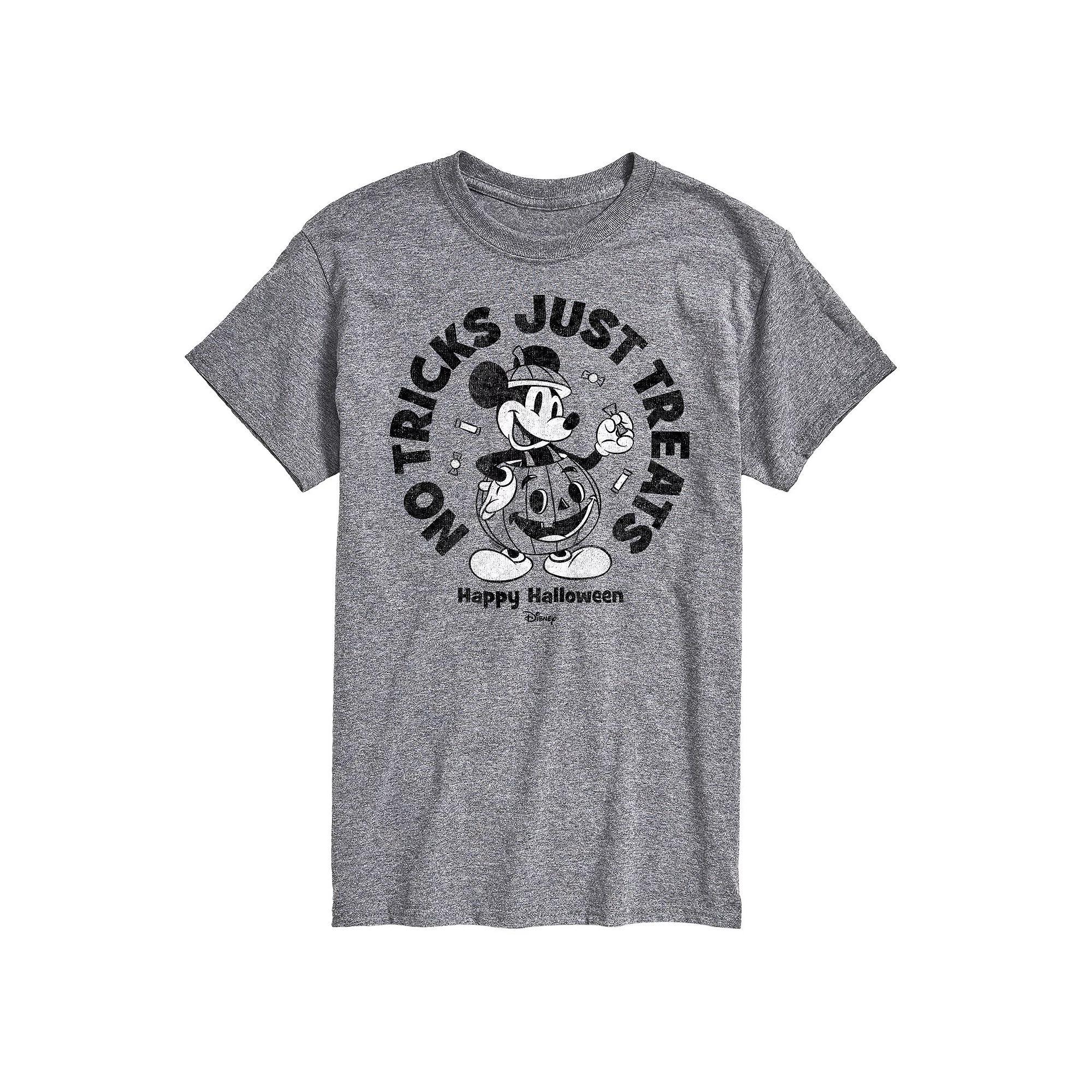 Disney's Mickey Mouse Men's No Tricks Just Treats Graphic Tee, Size: XL, Gray Product Image