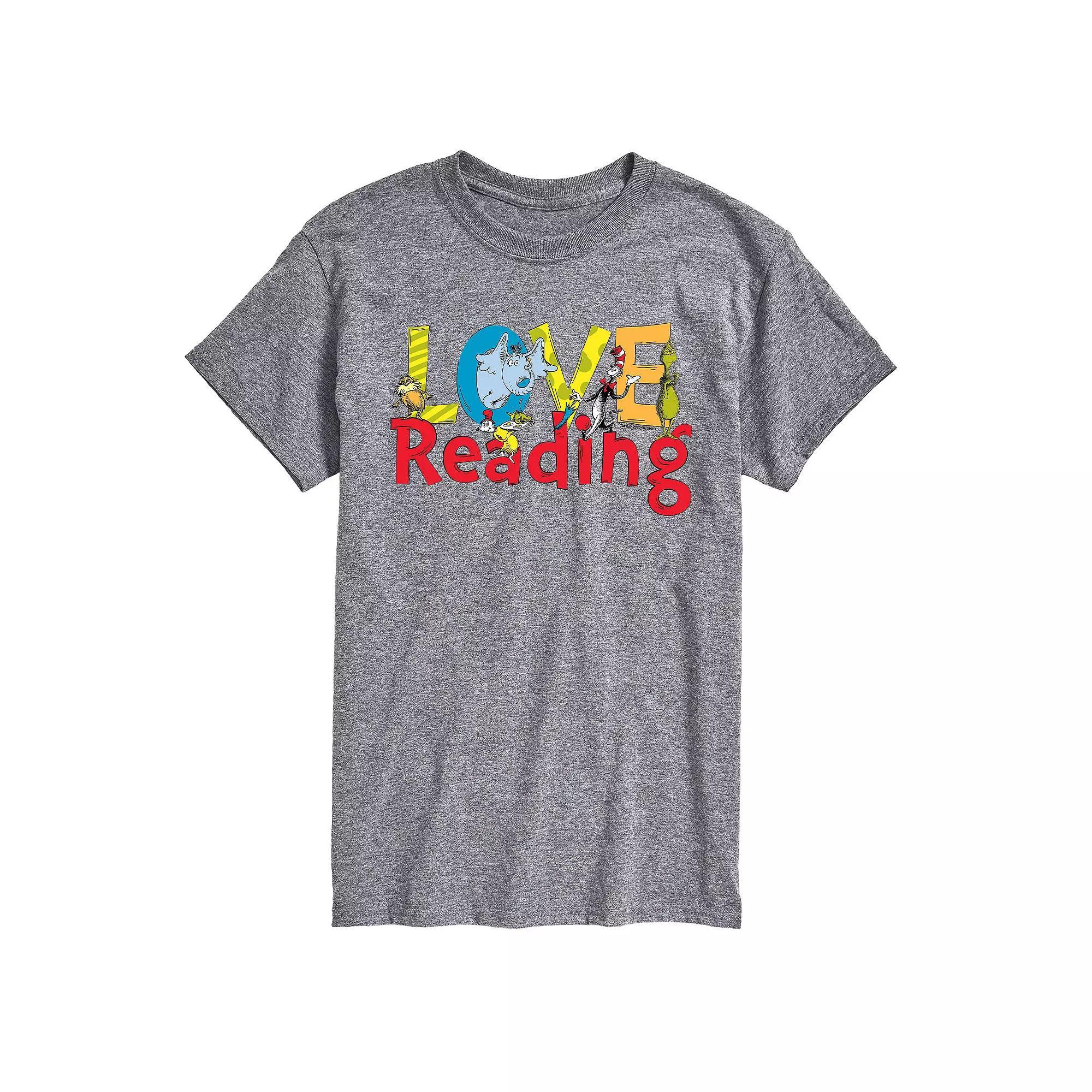 Mens Dr. Seuss Love Reading Tee Product Image