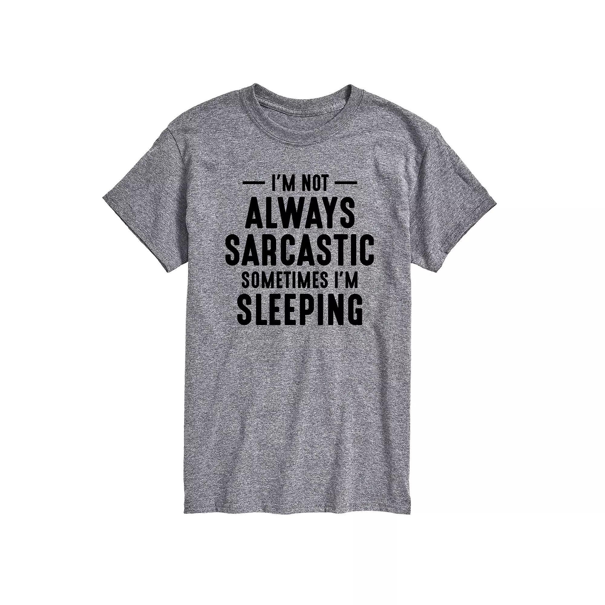 Big & Tall I'm Not Always Sarcastic Graphic Tee, Men's, Size: 3XL Tall, Gray Product Image