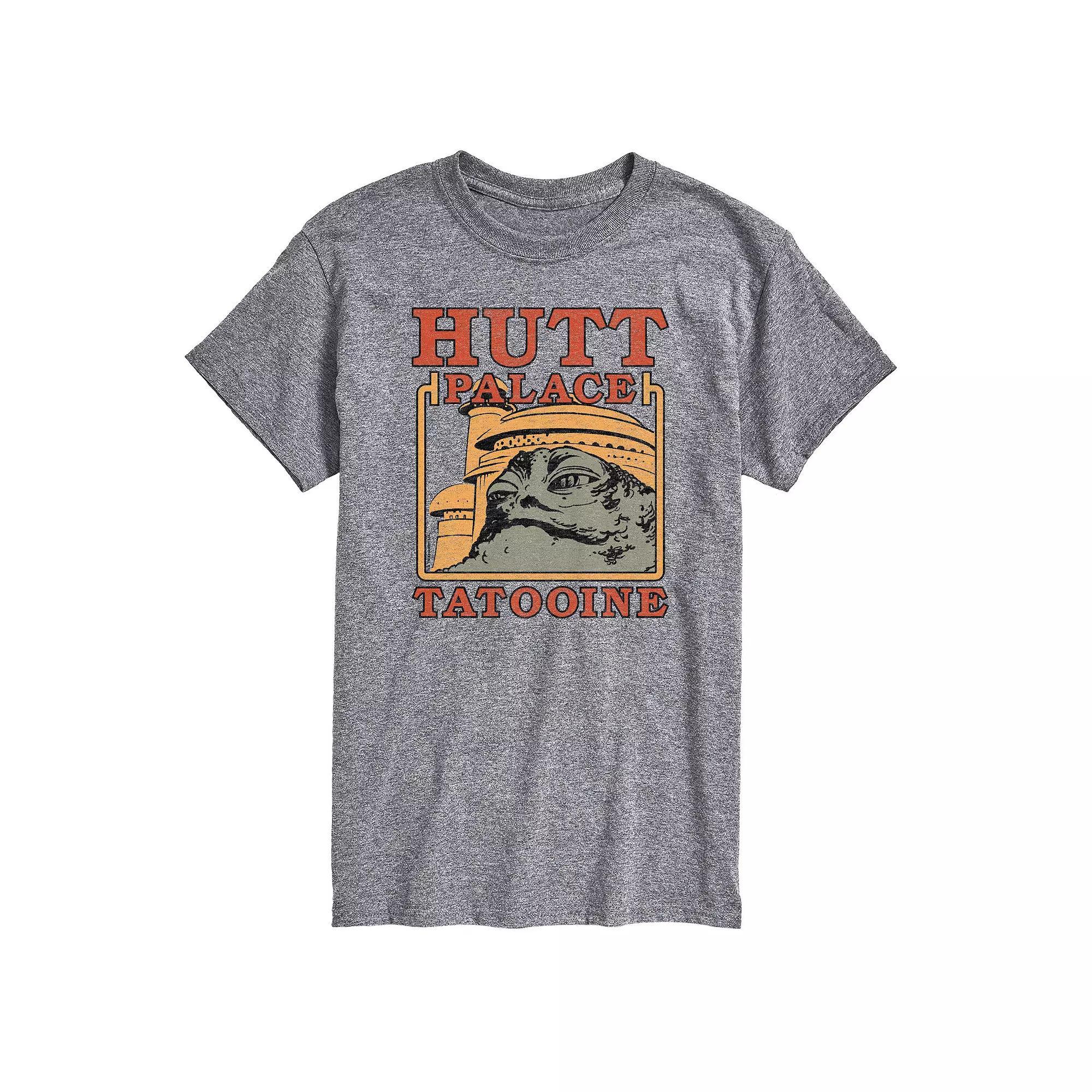 Big & Tall Star Wars Hutt Palace Tatooine Graphic Tee, Mens Grey Gray Product Image