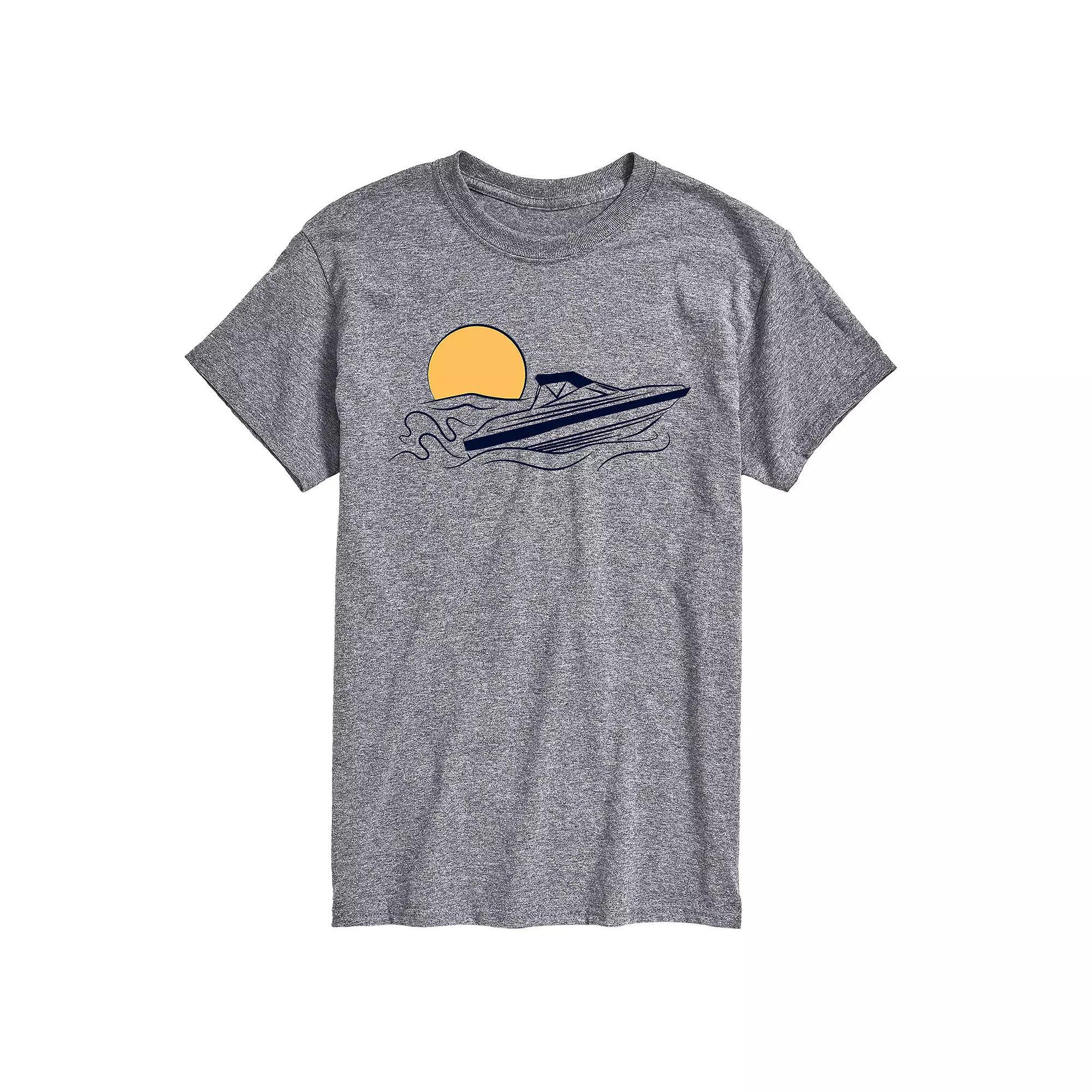 Mens Speed Boat Graphic Tee Product Image