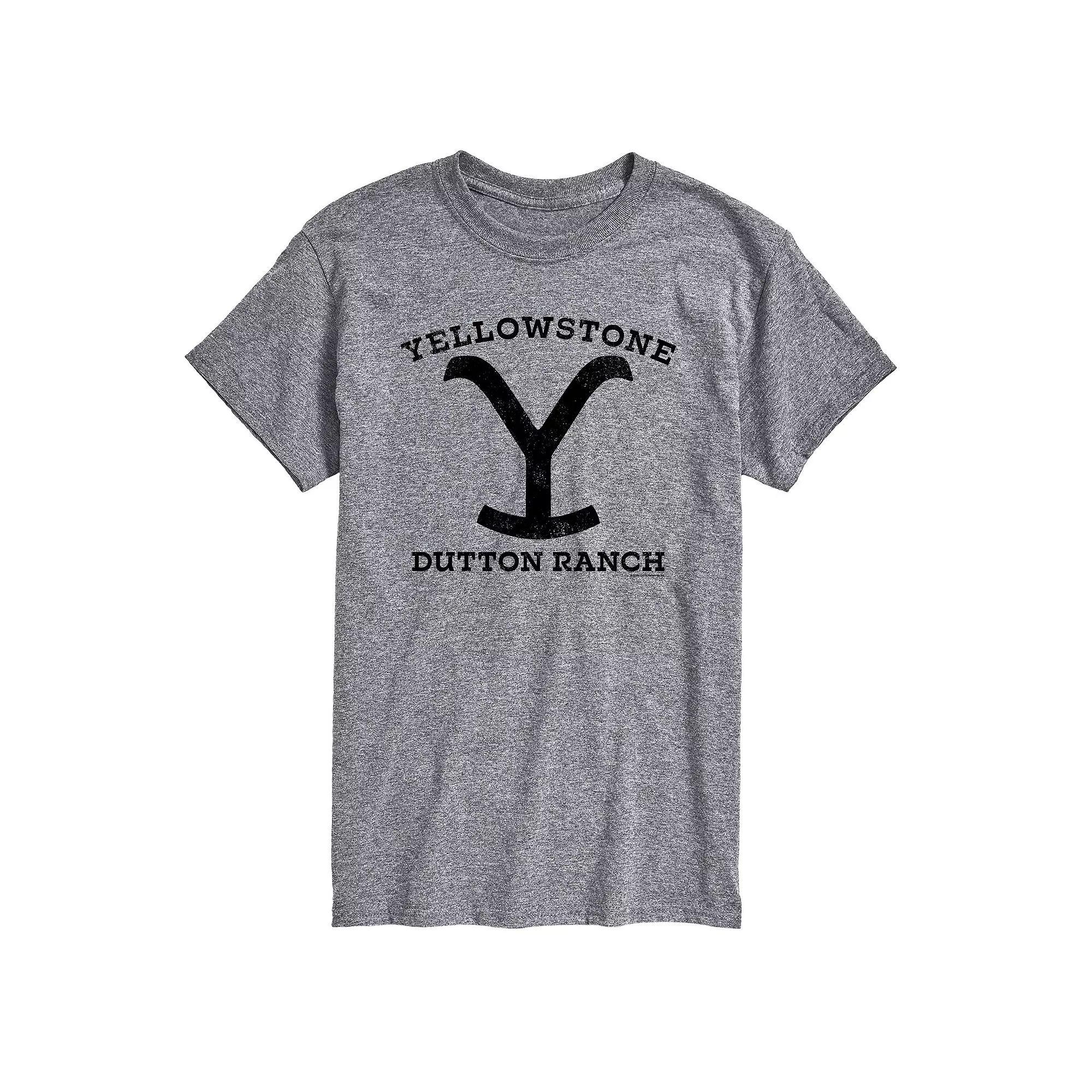 Big & Tall Yellowstone Stone Dutton Tee, Mens Product Image