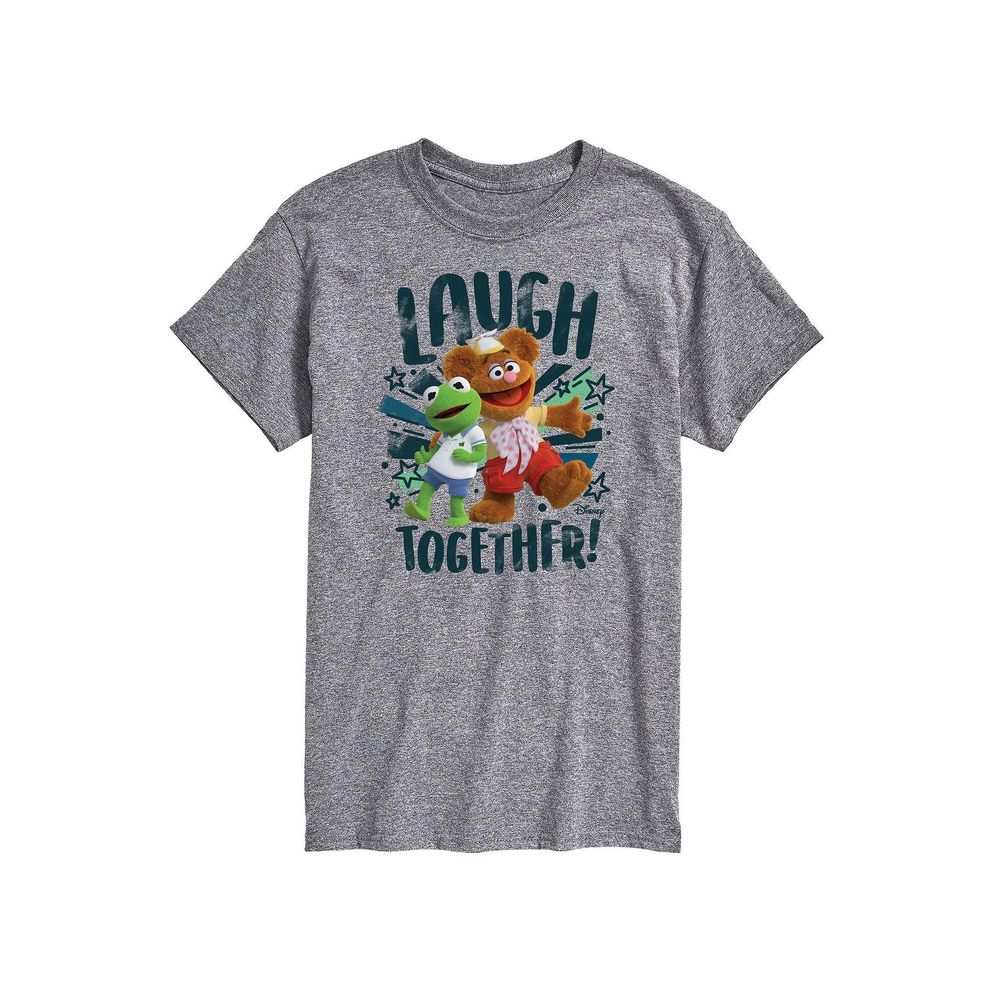 Men's Beer Christmas Wreath Graphic Tee, Size: Medium, Grey Gray Product Image